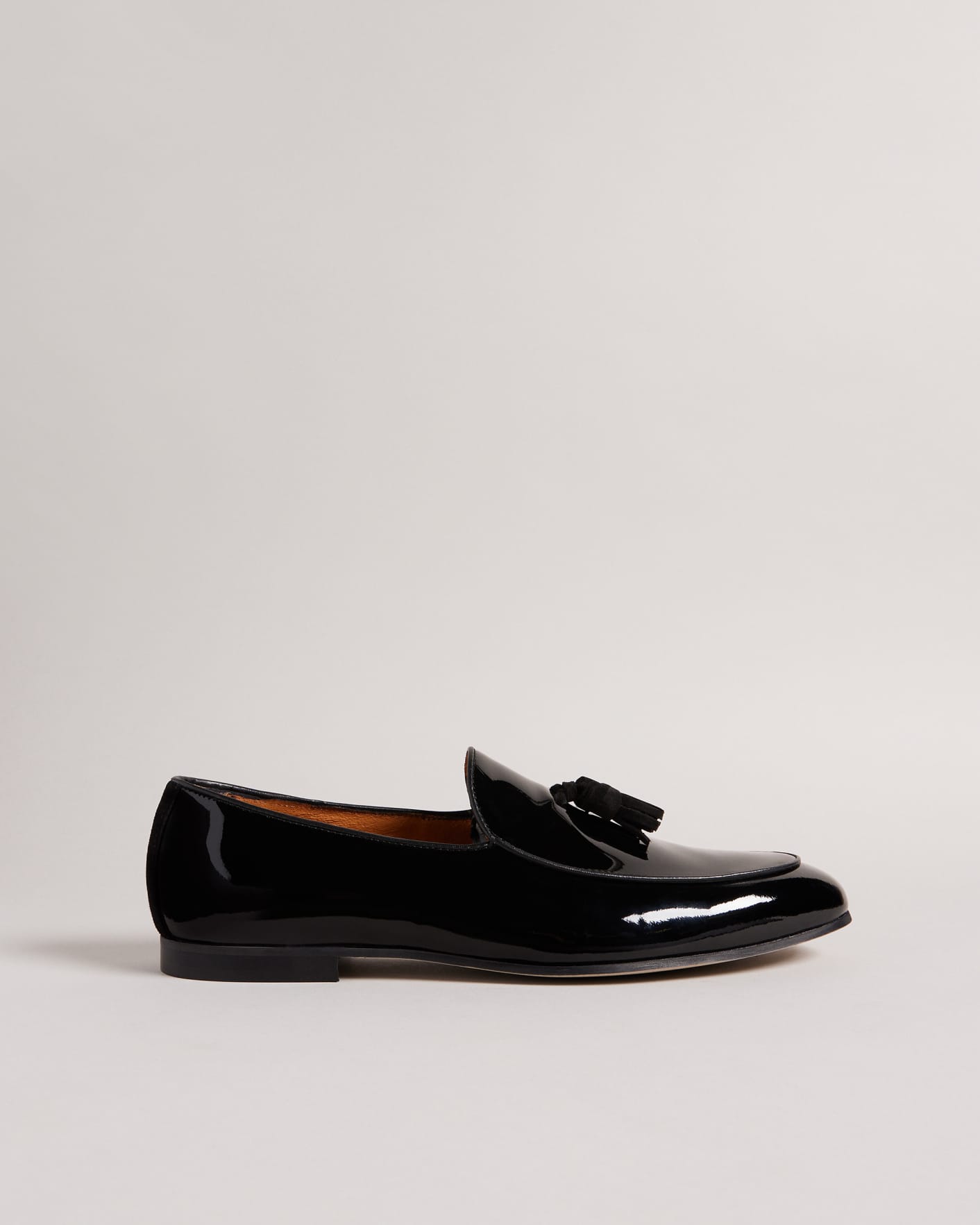 Black Patent Leather Dress Loafers Ted Baker