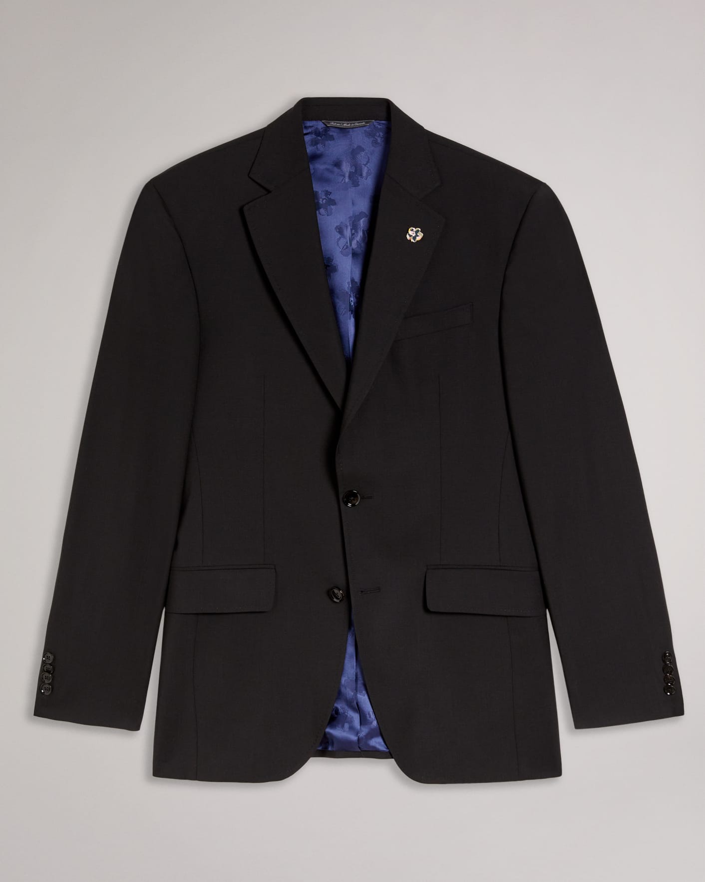 BLACK Slim Fit Suit Jacket Ted Baker