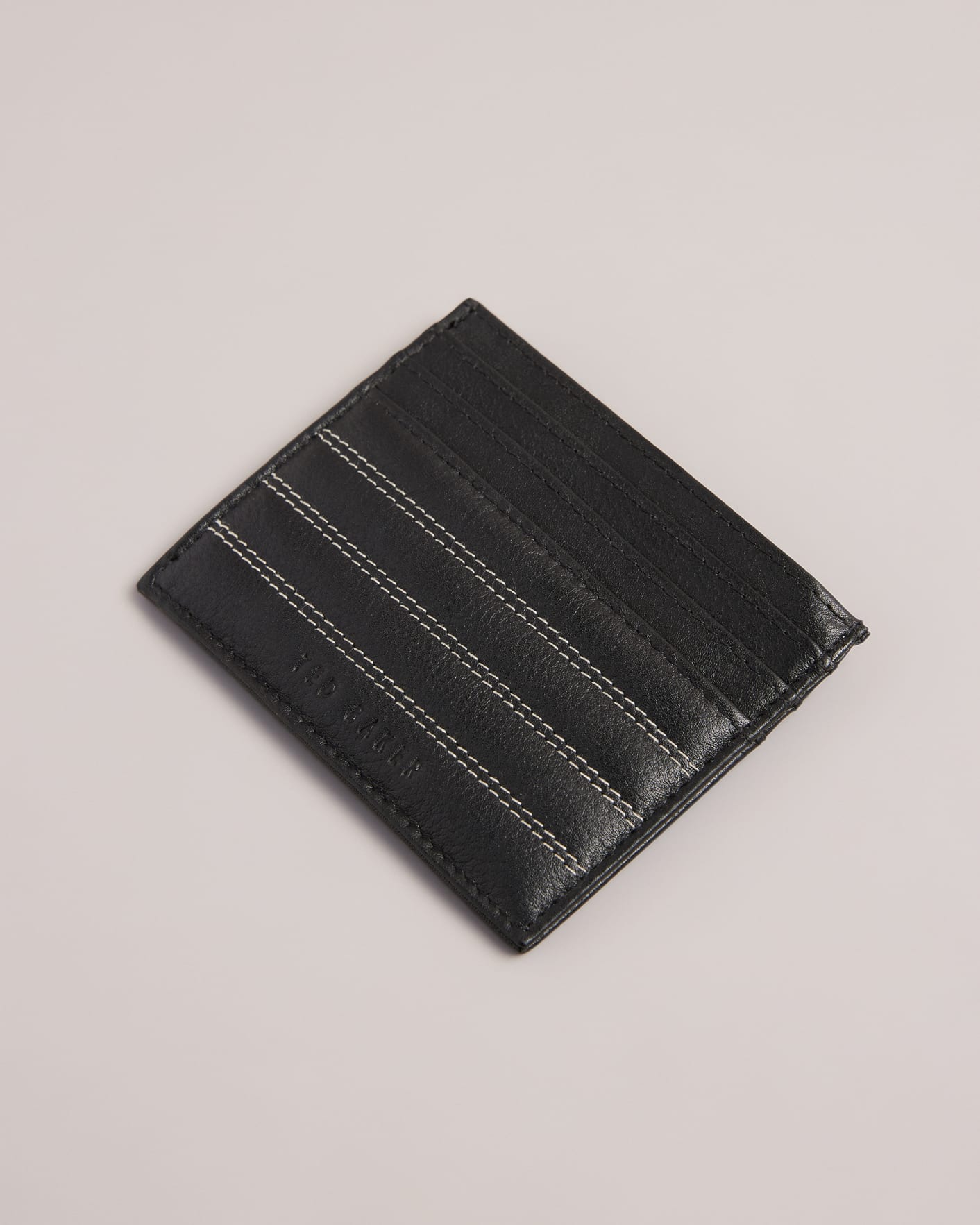Black Stitch Detail Wallet and Cardholder Giftset Ted Baker