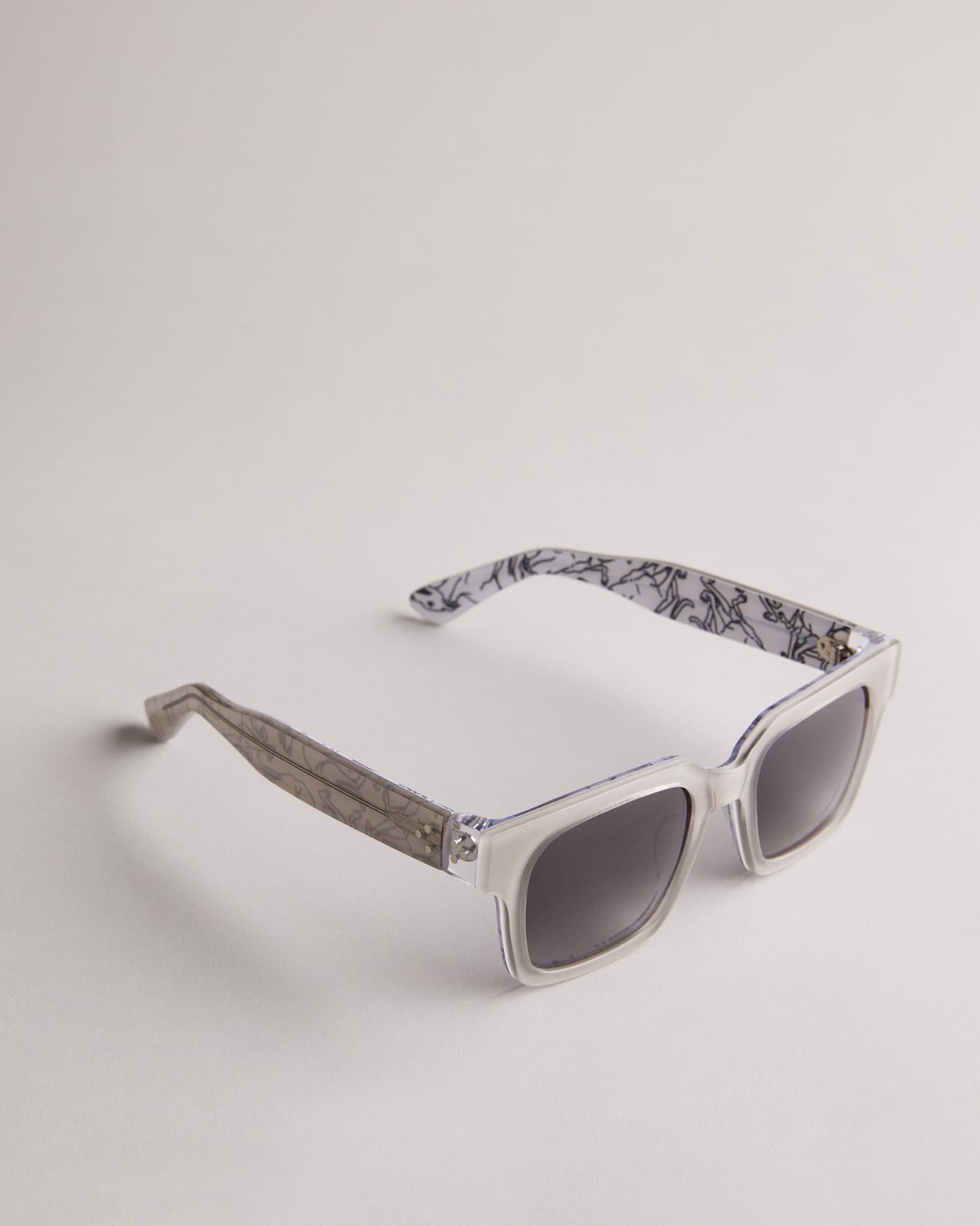 Grey MIB Square Frame Sunglasses Ted Baker