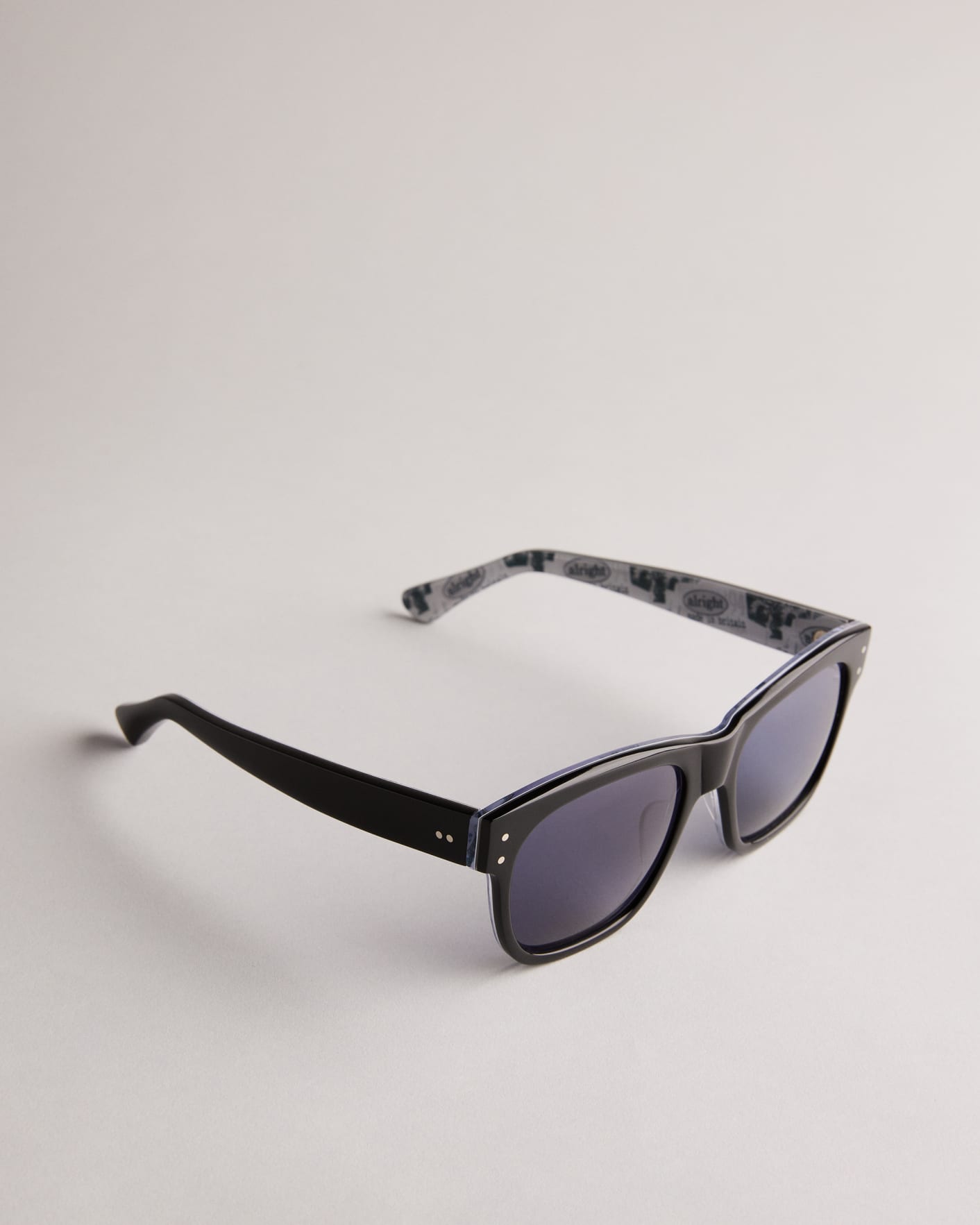 Black MIB Printed Sunglasses Ted Baker
