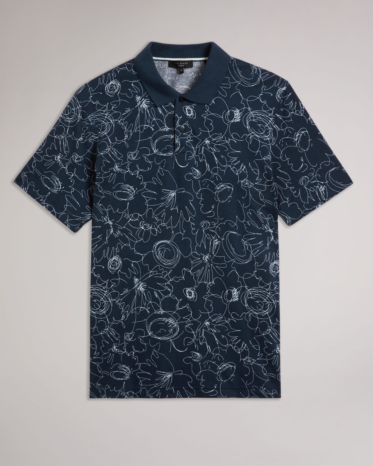 HOLLER - NAVY-BLUE | Polo Shirts | Ted Baker US