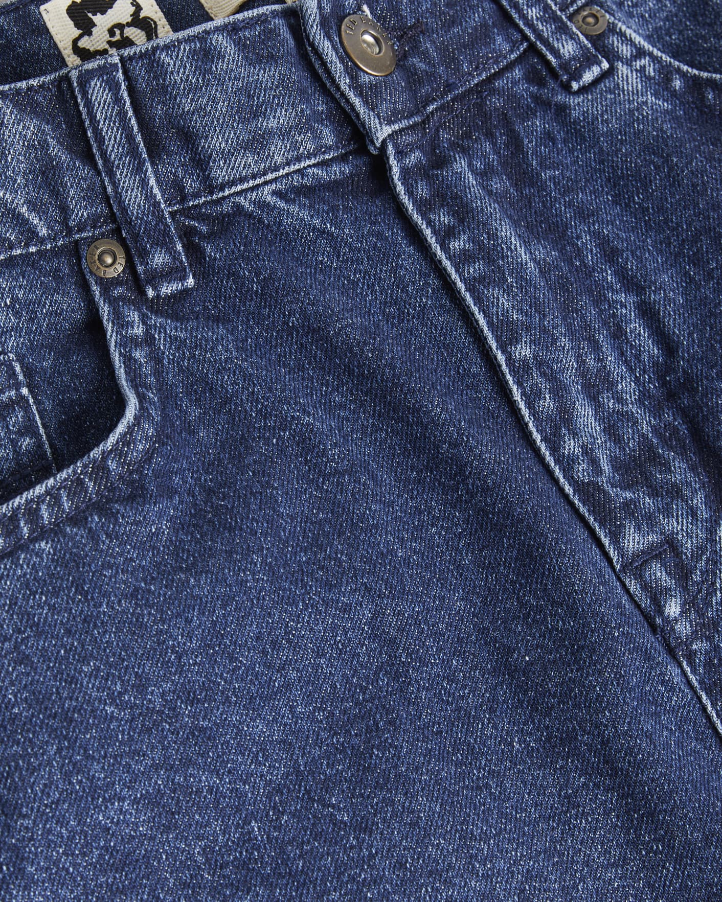 Medium Blue Original Fit Denim Jeans Ted Baker
