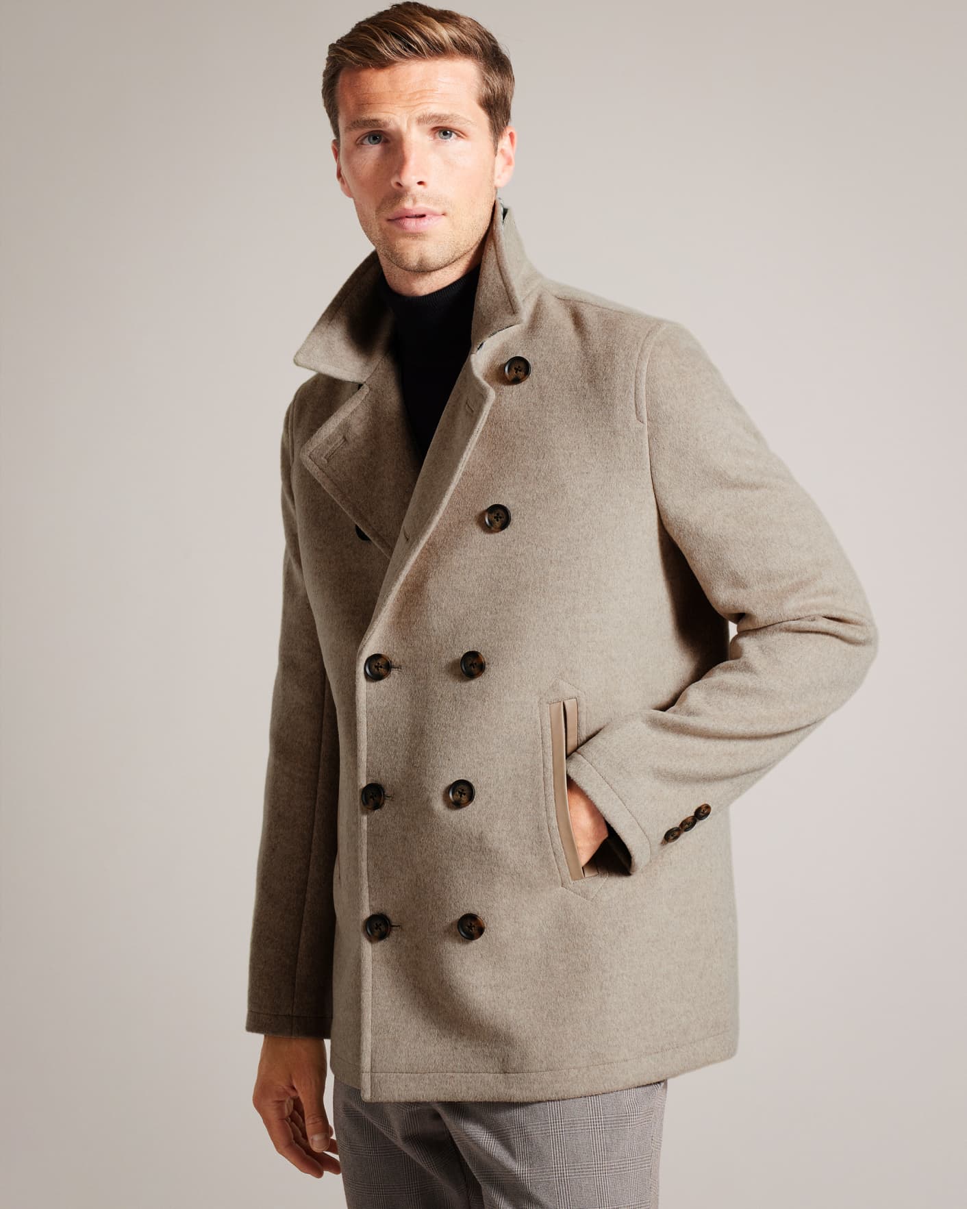 Jackets & Coats, Double Breasted Wool Coat