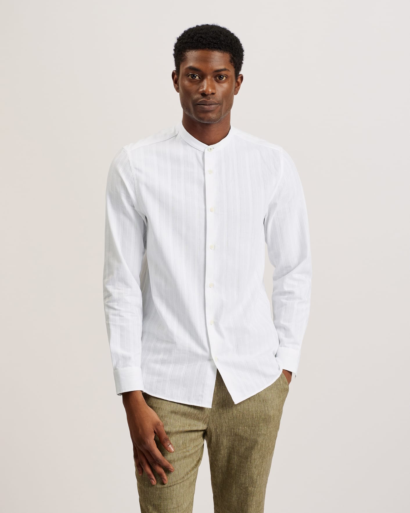 FIER - WHITE | Long Sleeved Shirts | Ted Baker ROW