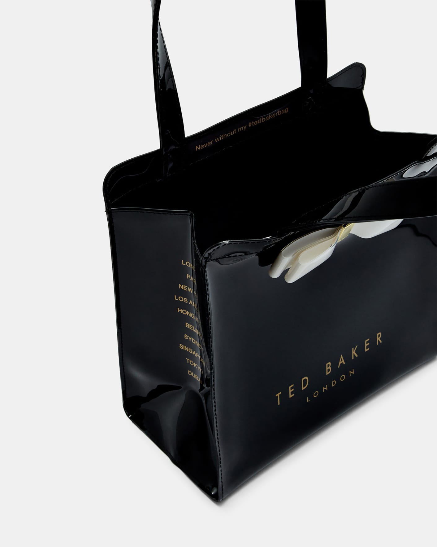 Black Bow Detail Small Icon Bag Ted Baker