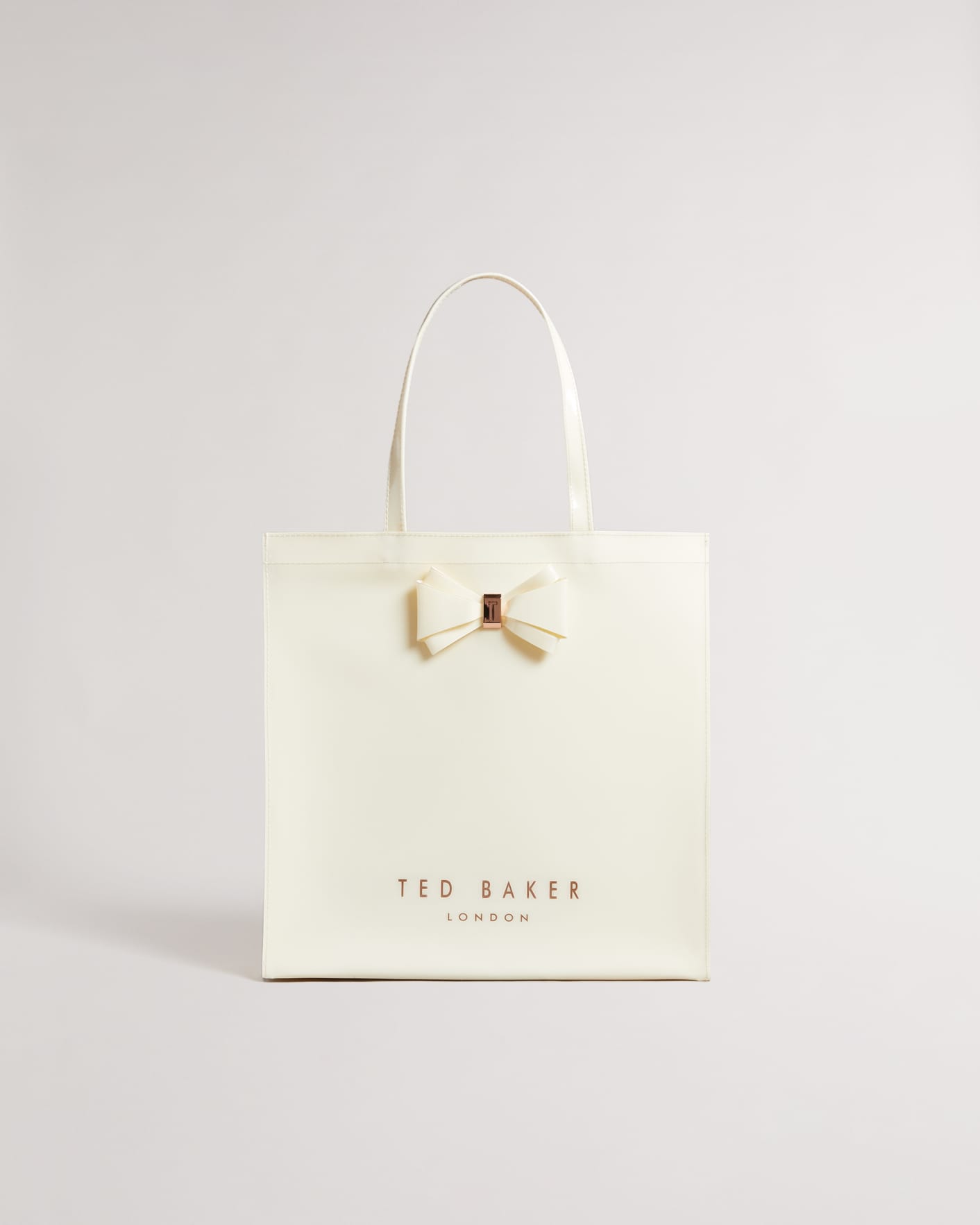 IVORY Plain Bow Large Icon Bag Ted Baker