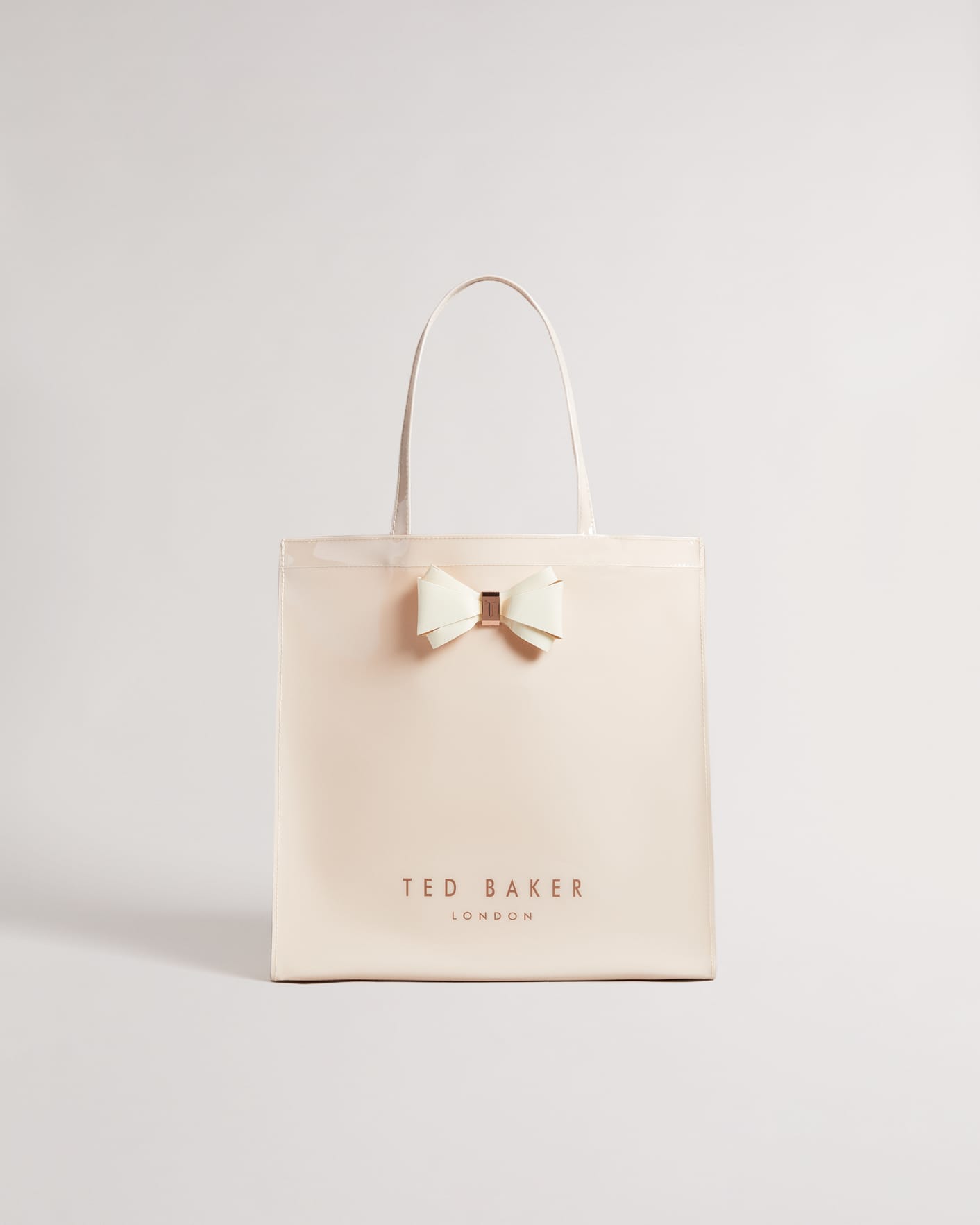 Rosa Claro Plain Bow Lrg Icon Bag Ted Baker