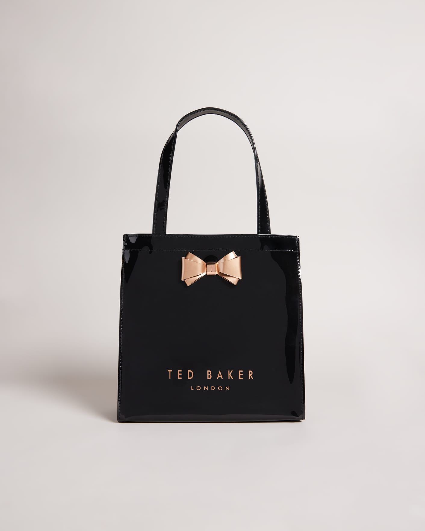 BLACK Plain Bow Small Icon Bag Ted Baker