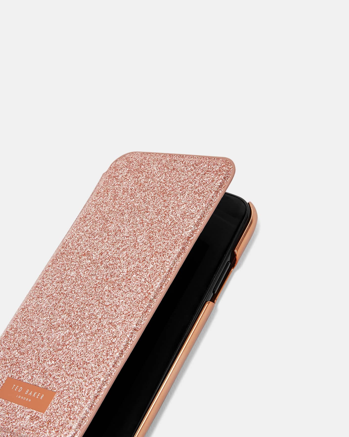 Baby Pink Glitter XR iPhone Case Ted Baker