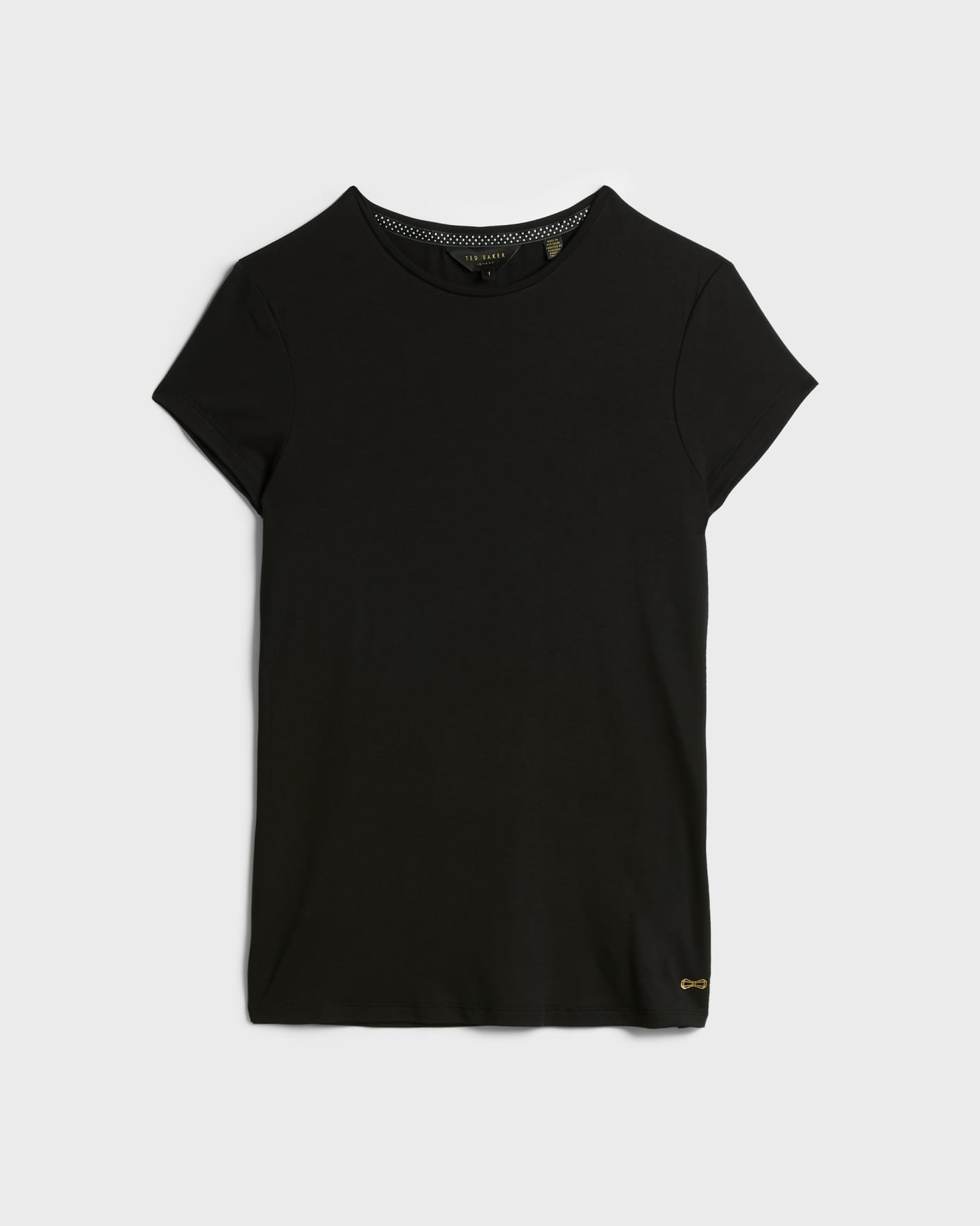 Black Fitted T-shirt Ted Baker