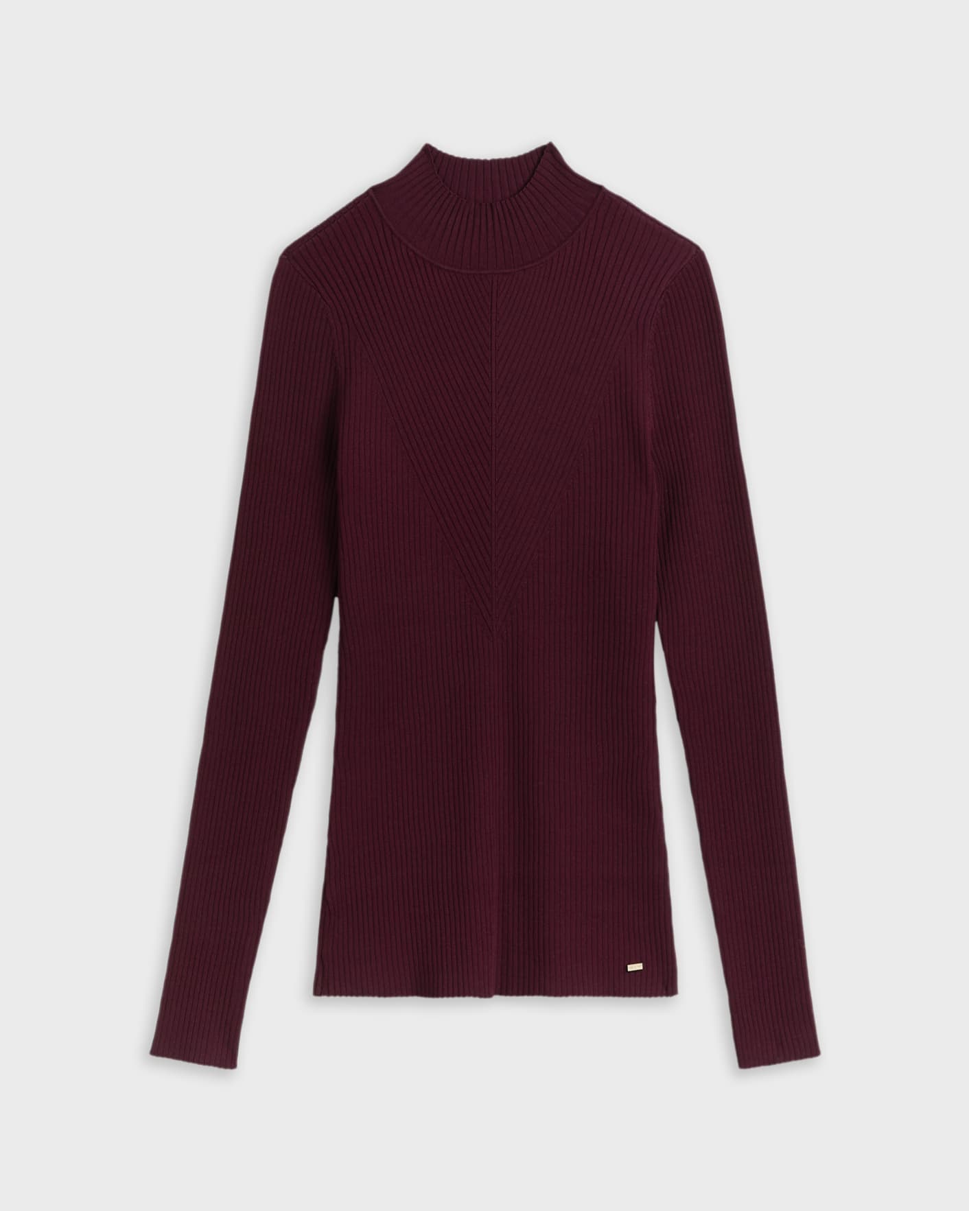 Oxblood High Neck Sweater Ted Baker