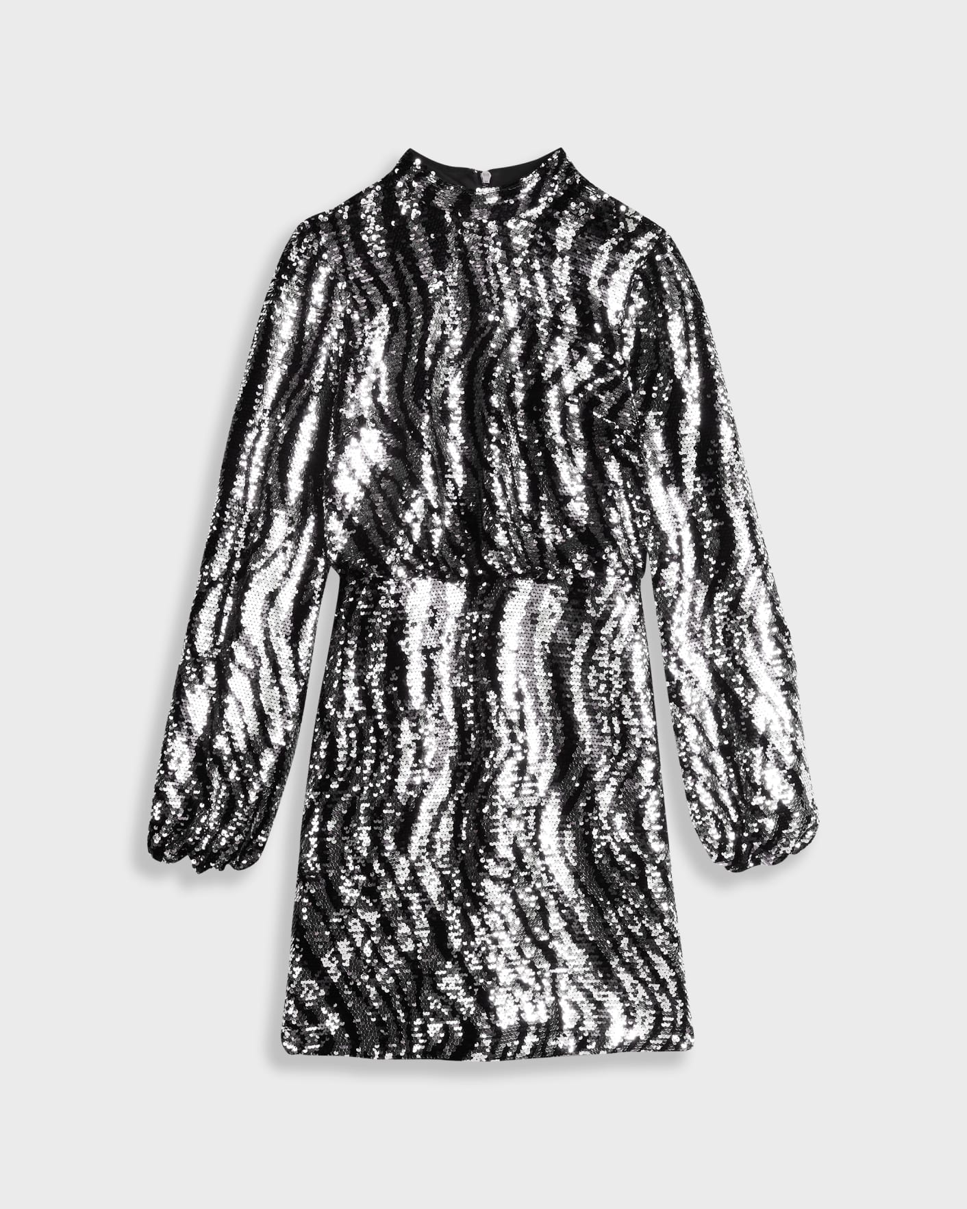 Silver Sequin Mini Dress Ted Baker