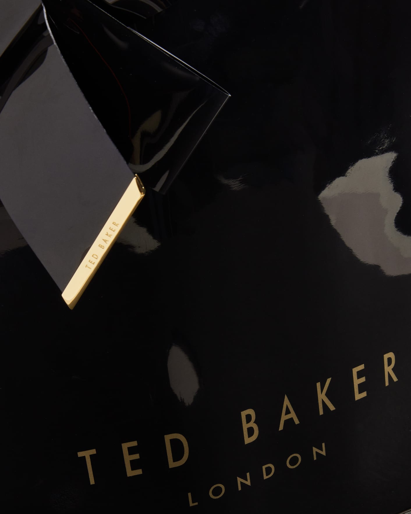 Schwarz Große Logotasche mit Schleife Ted Baker