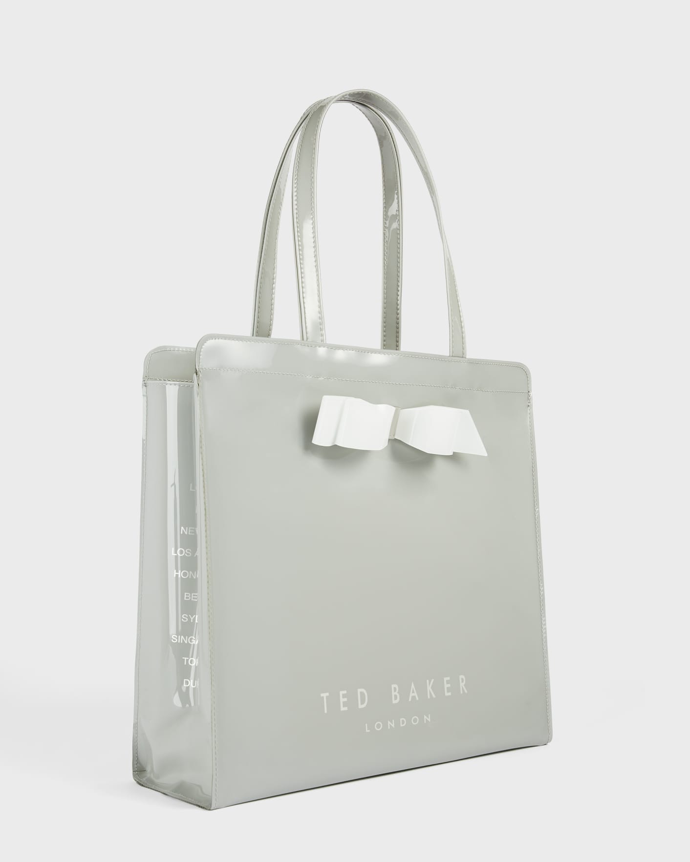Gray Large Bow Icon Ted Baker