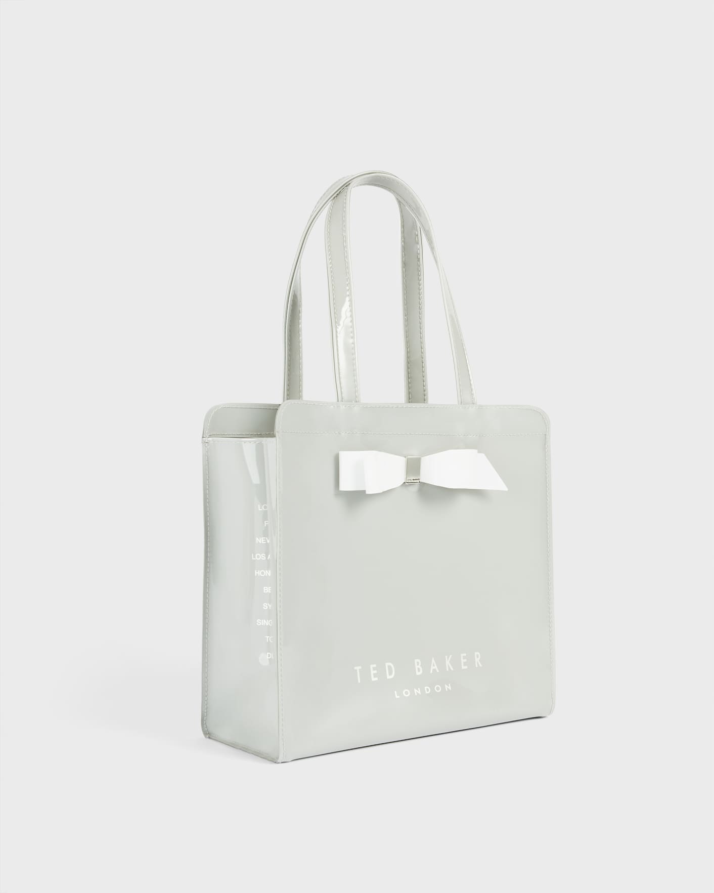 Gray Small Bow Icon Ted Baker
