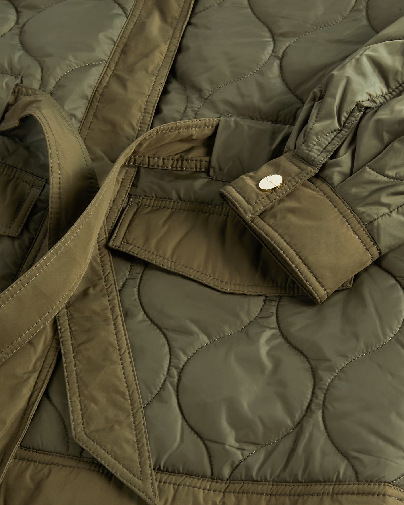 LEEONIE - OLIVE | Jackets & Coats | Ted Baker ROW