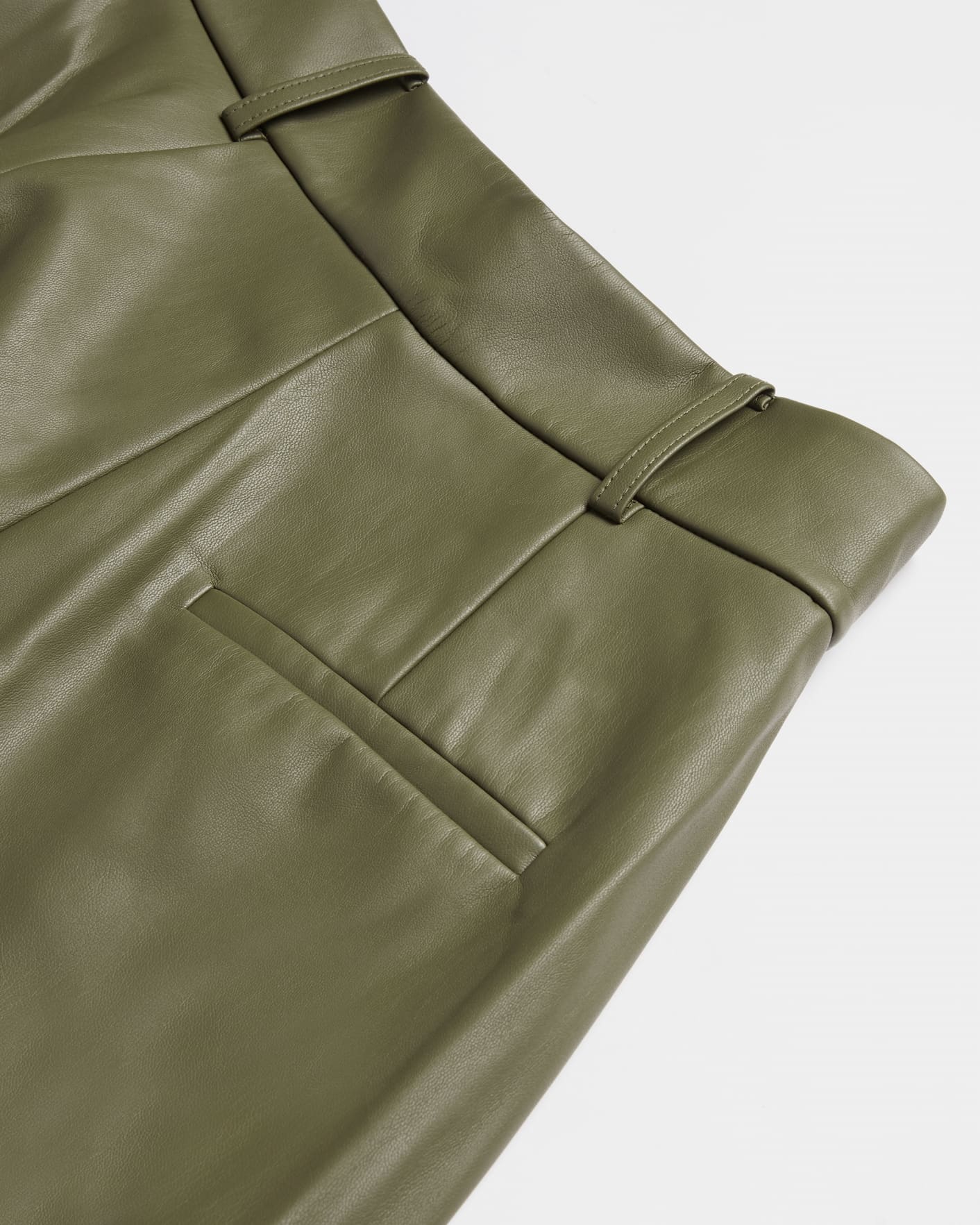 Olive Pleather City Short Ted Baker