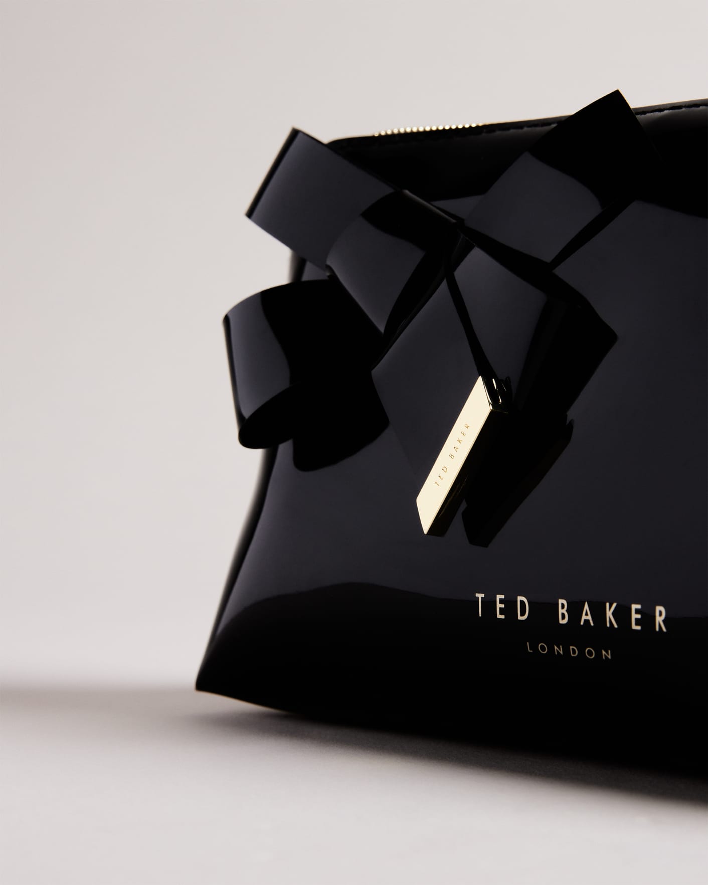 Black Knot Bow Makeup Bag Ted Baker