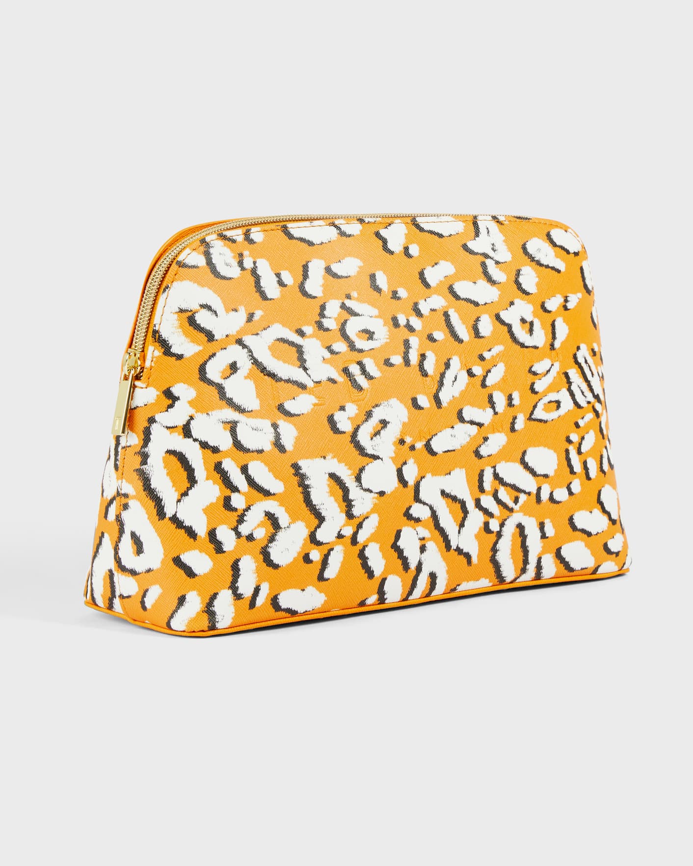 Yellow Saffiano leopard Washbag Ted Baker