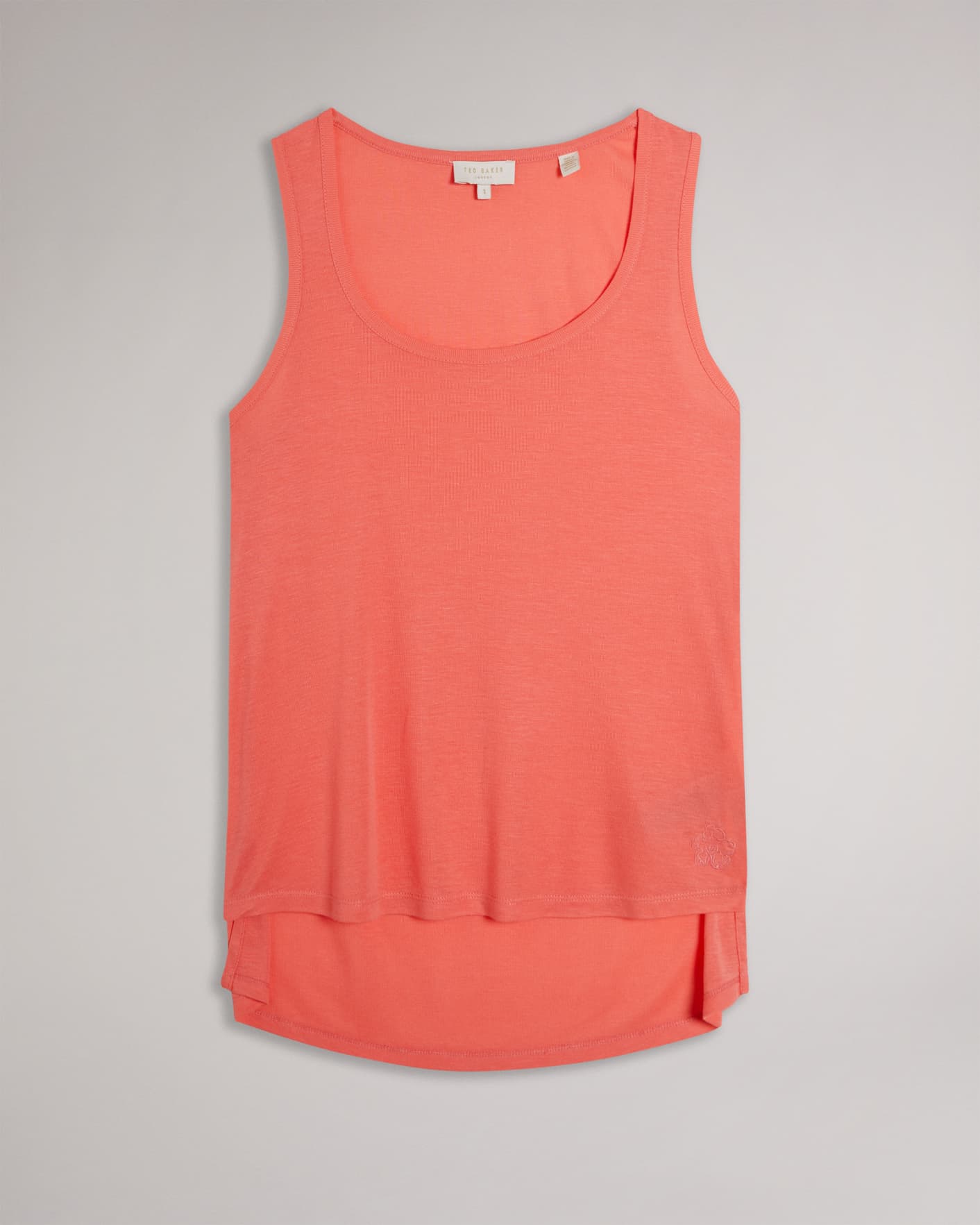 Coral Easy Fit Jersey Tank Ted Baker