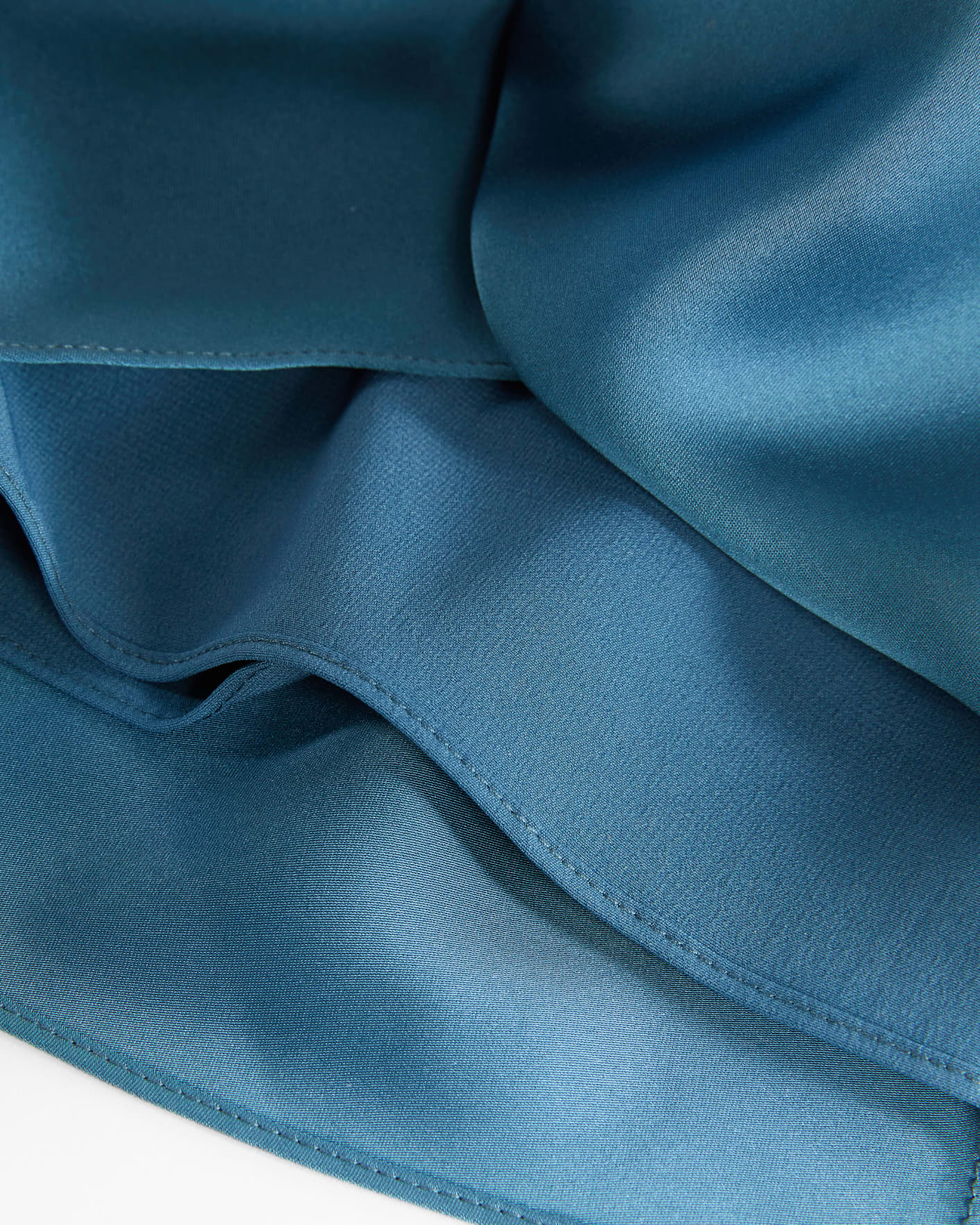 Medium Blue Cowl Neck Sleeveless Midi Dress Ted Baker