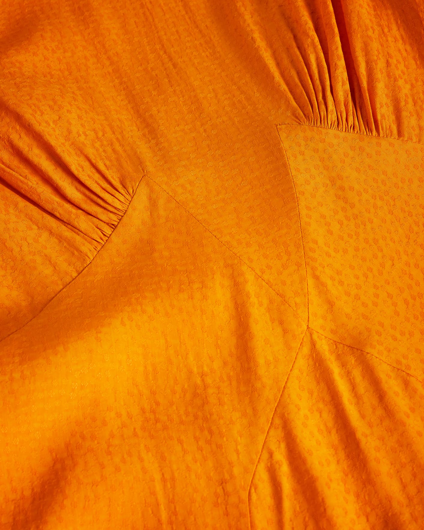 Orange foncé Robe midi fluide avec dos plongeant Ted Baker