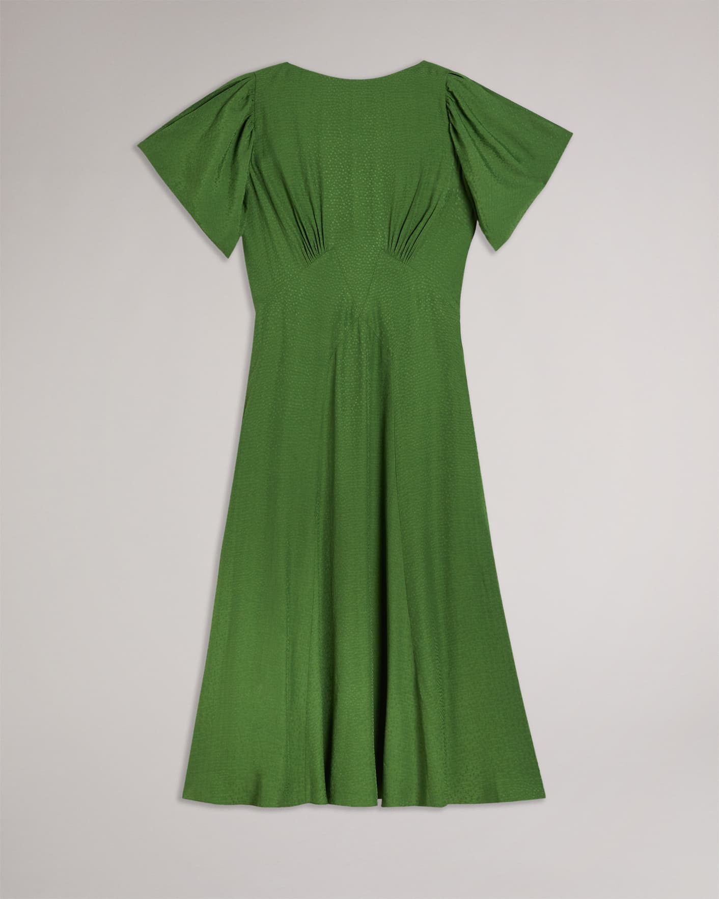 Green Panelled Midi Tea Dress Ted Baker