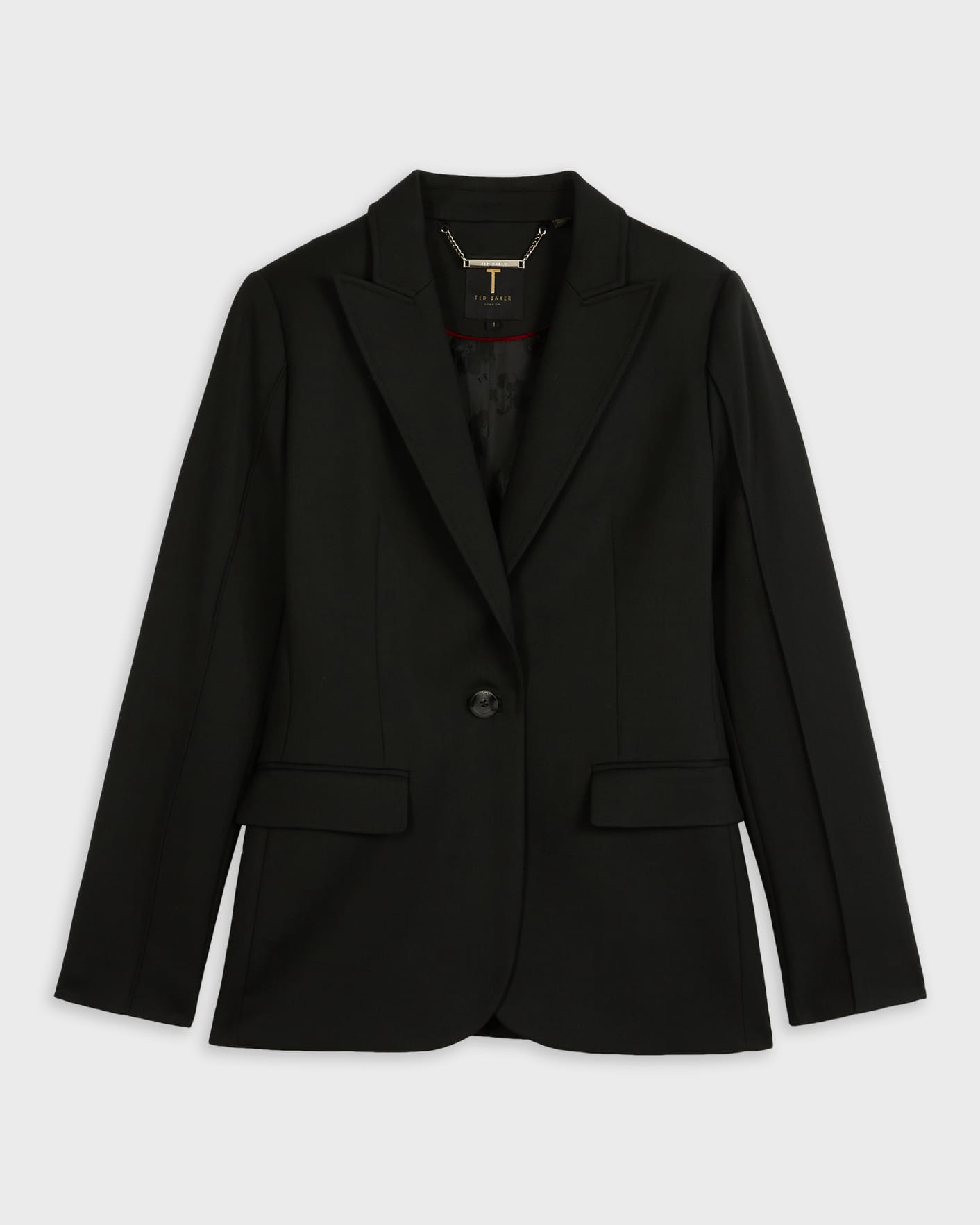 Schwarz Tailored Single Breasted Jacket Ted Baker