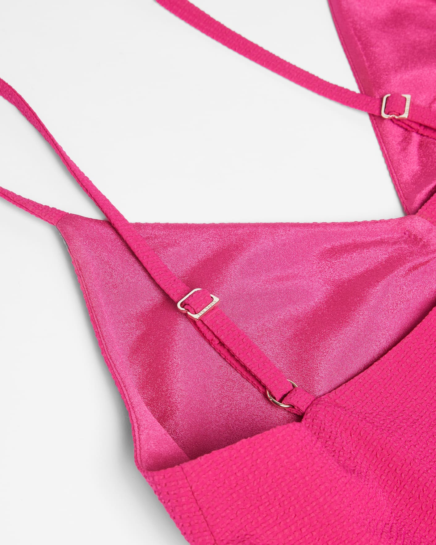Deep-Pink Button Through Cami Dress Ted Baker