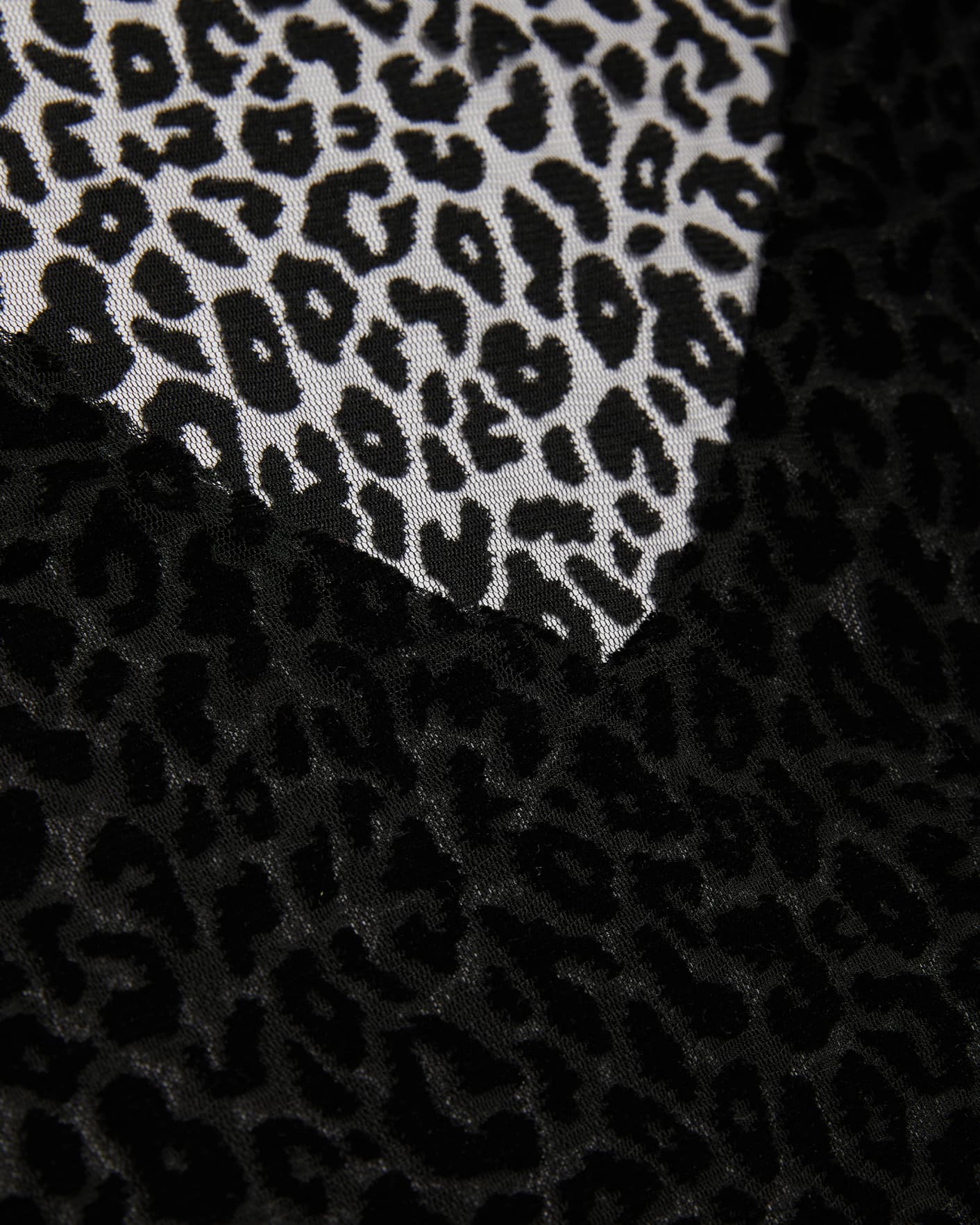 Noir Body léopard semi-transparent Ted Baker