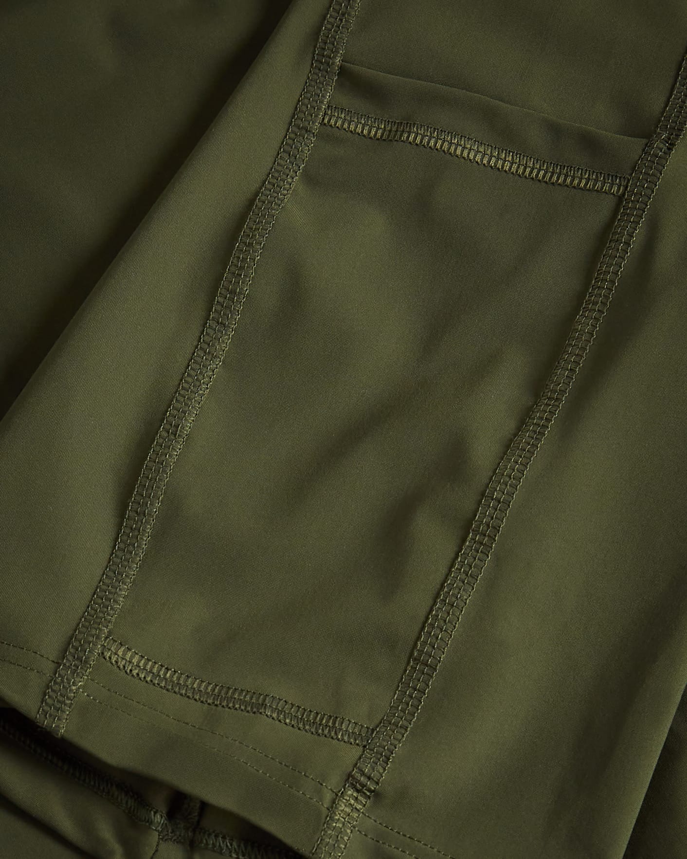 Dark Green Branded Cycling Shorts Ted Baker