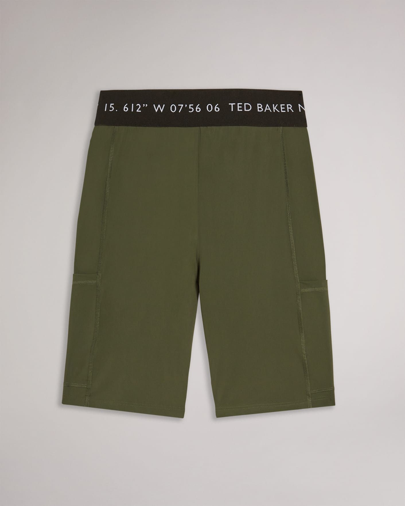 Dark Green Branded Cycling Shorts Ted Baker