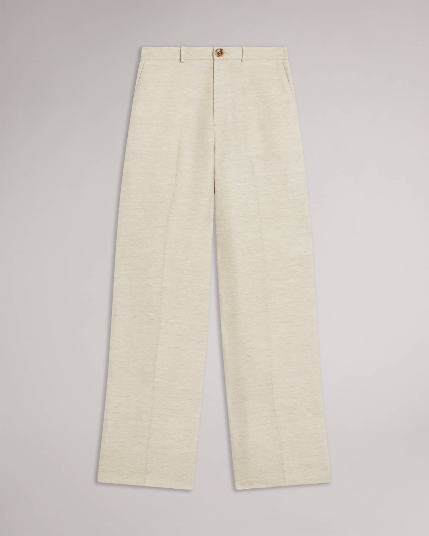 Ivory Kick Flare Trousers Ted Baker