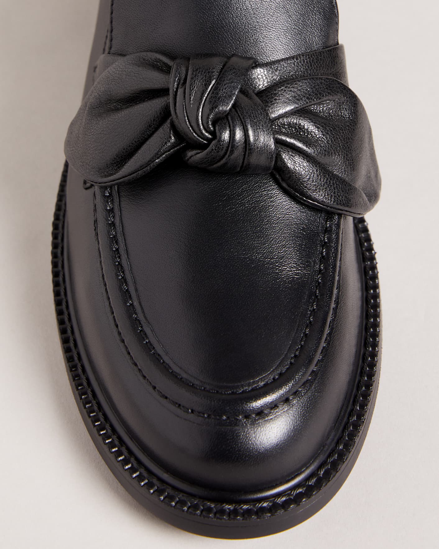 Black Bow Detail Loafer Ted Baker