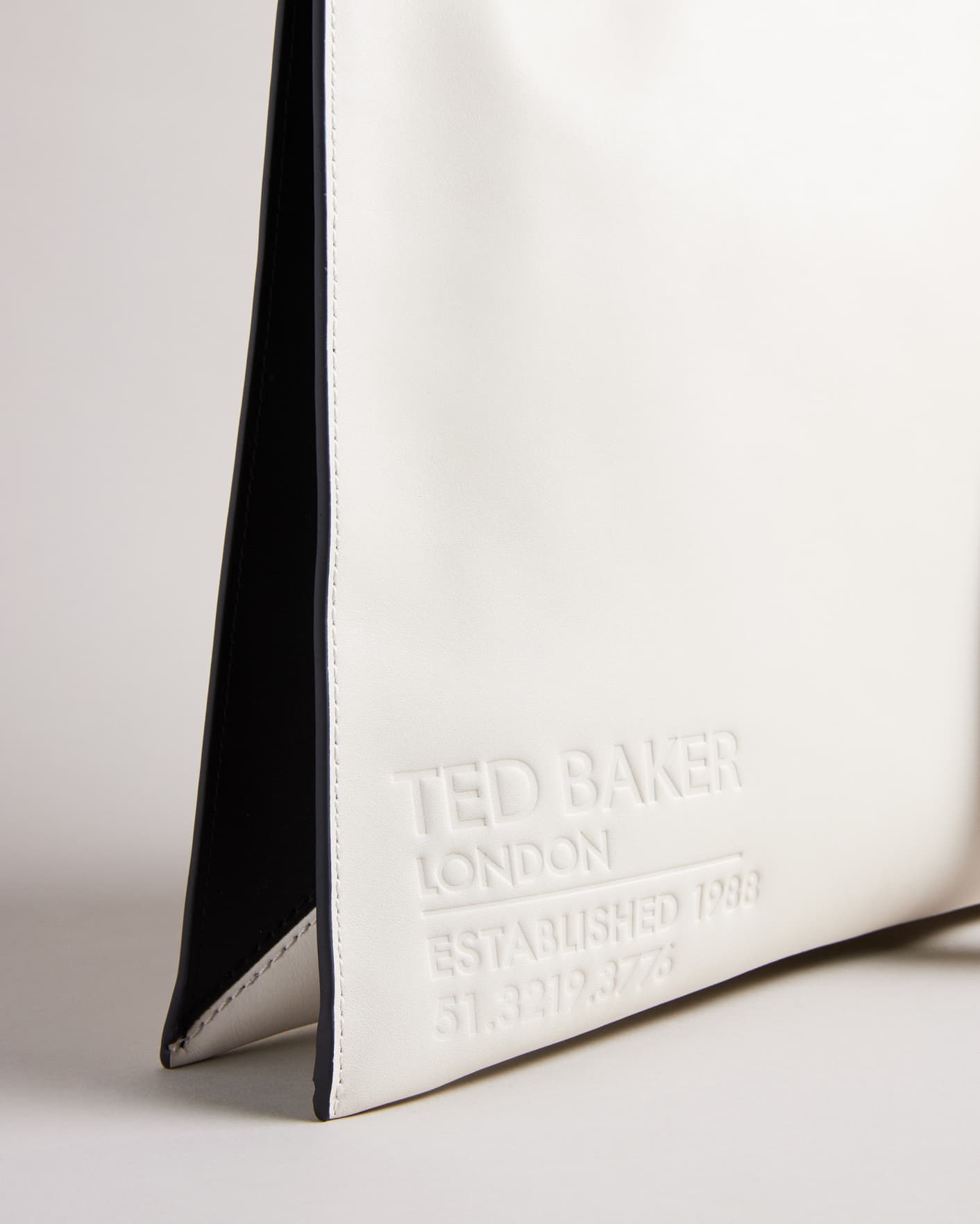 White Branded Webbing Large Hobo Bag Ted Baker