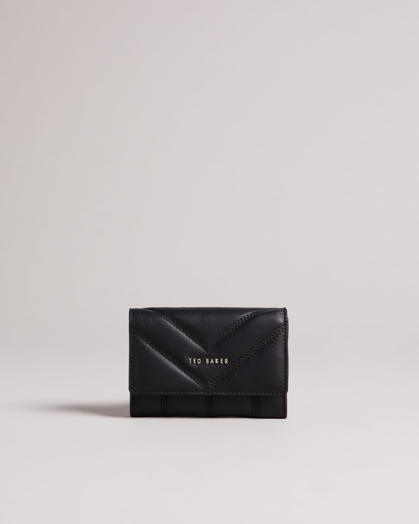 Black Leather Puffer Small Matinee Purse Ted Baker