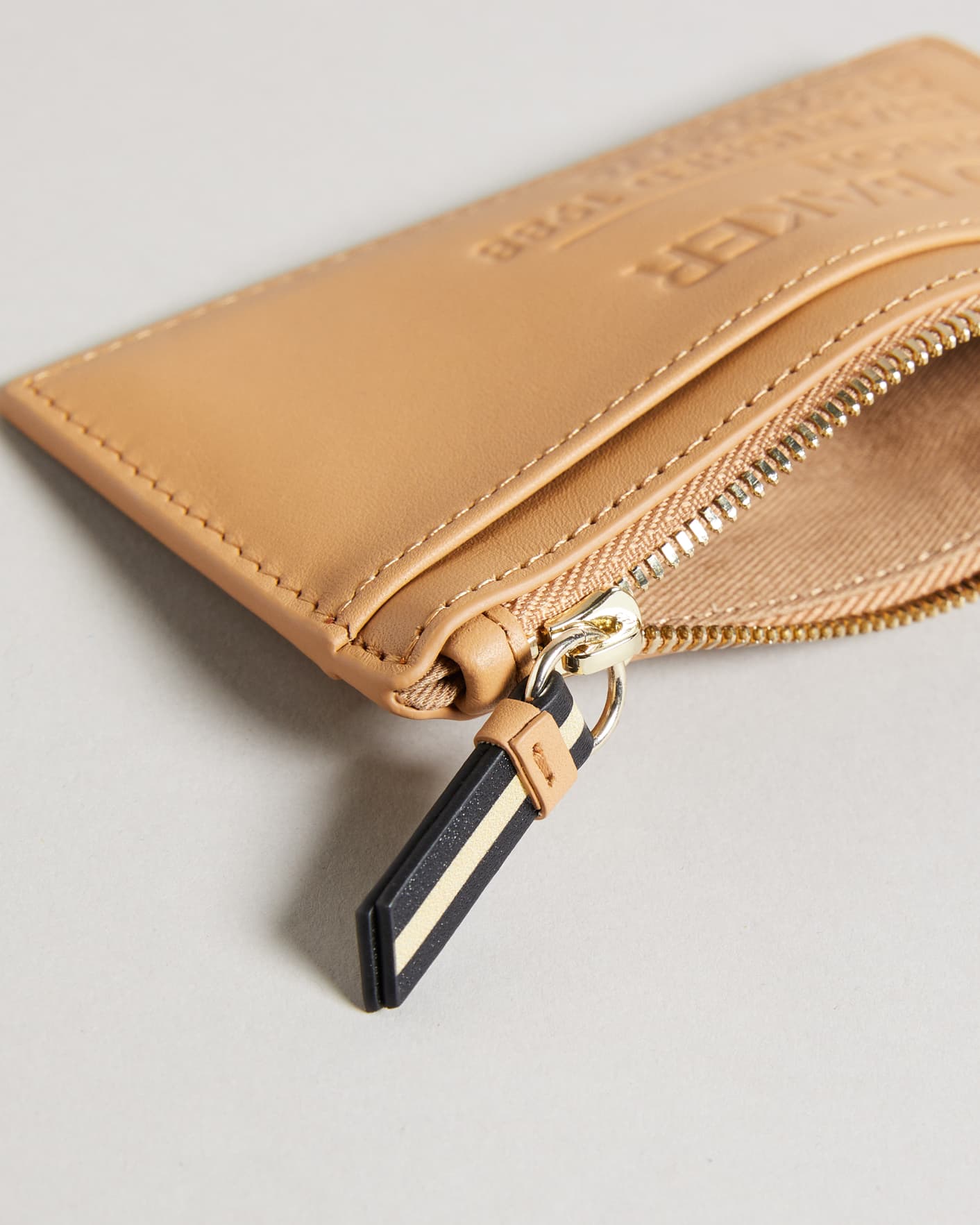 Camel Zip Up Coin Purse Ted Baker