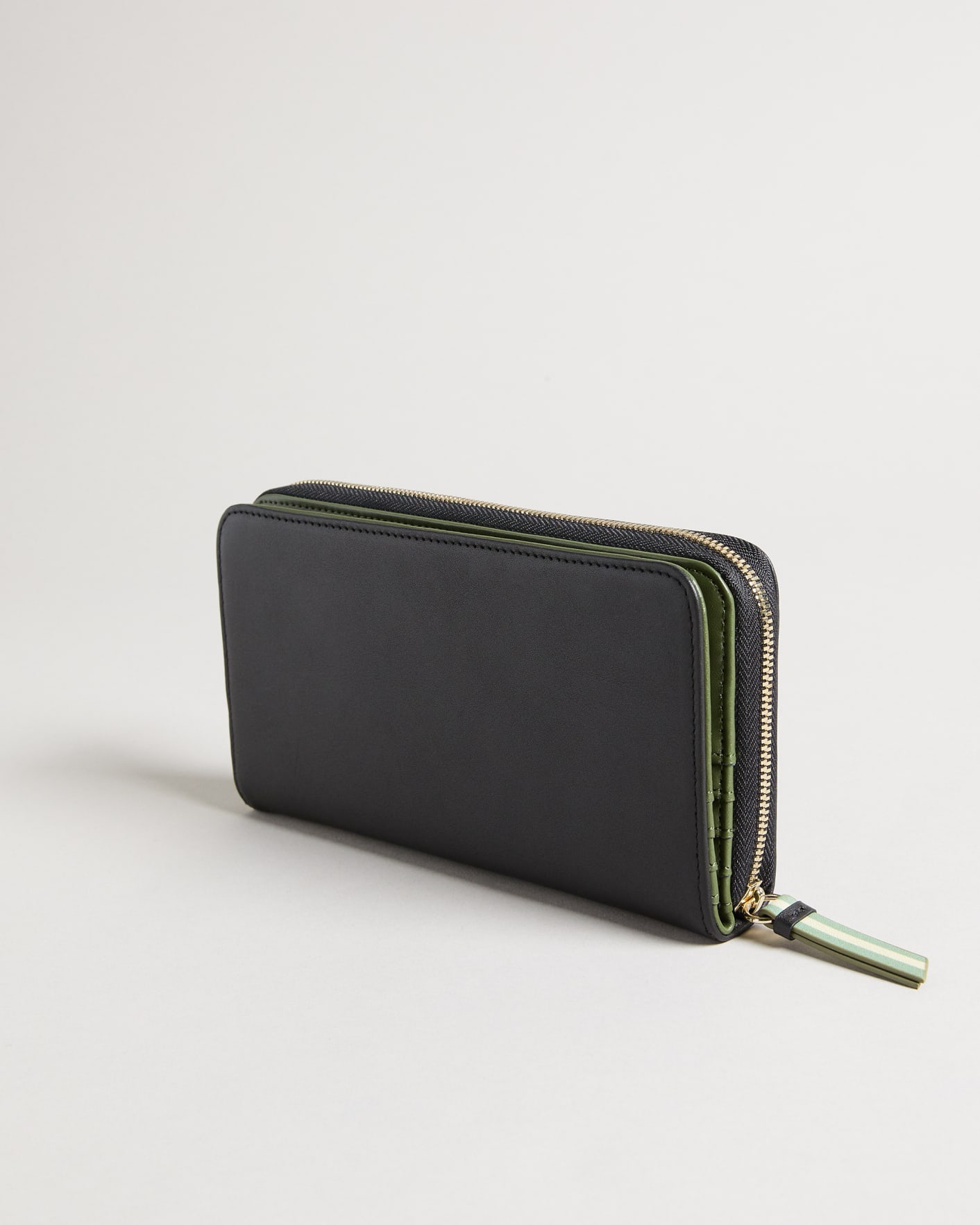 Black Large zip-up purse Ted Baker