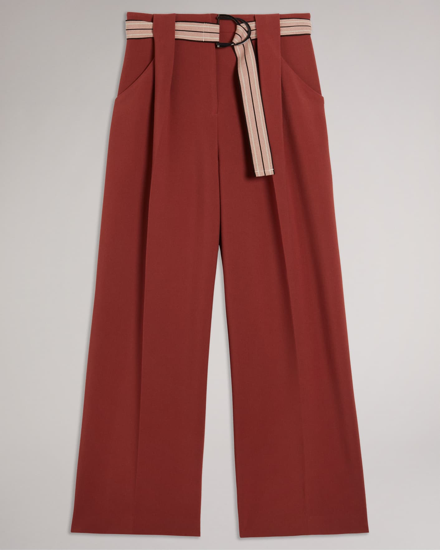 Brown MIB Tailored Wide Leg Trouser Ted Baker