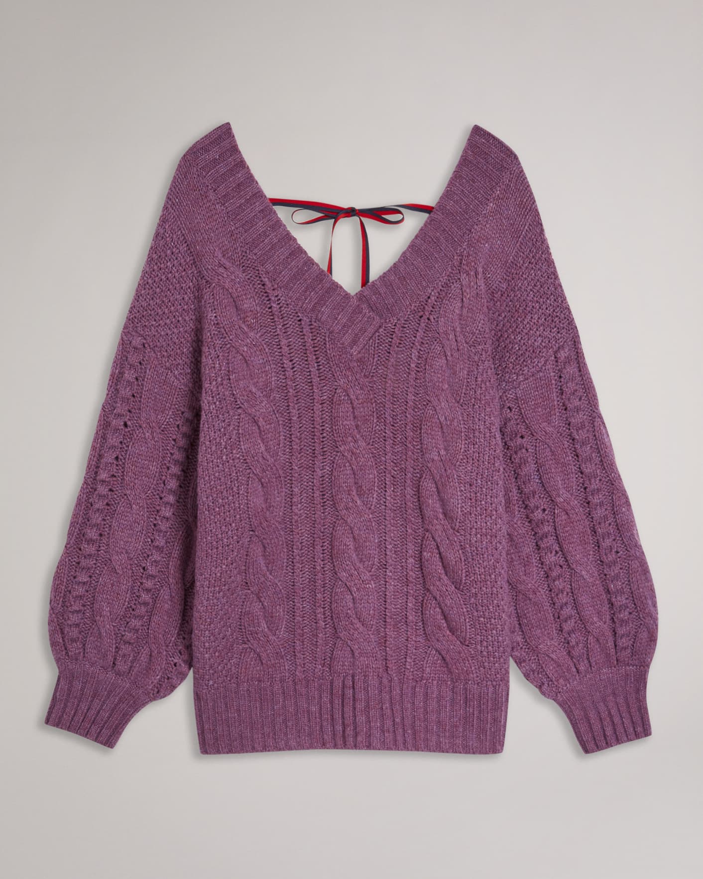 Lilac MIB Cable Bobble Knit Jumper Ted Baker