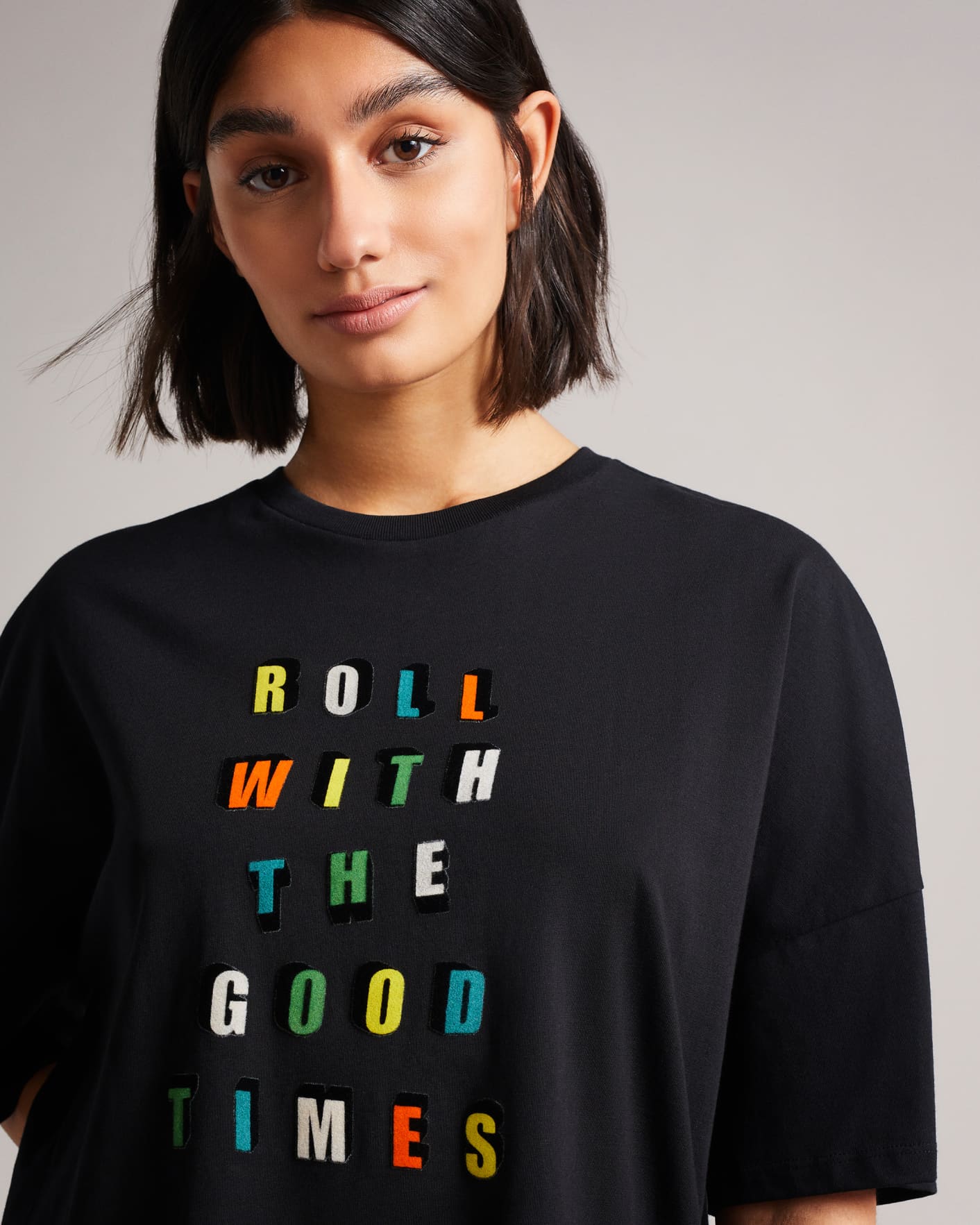 Black Good Times graphic tee Ted Baker