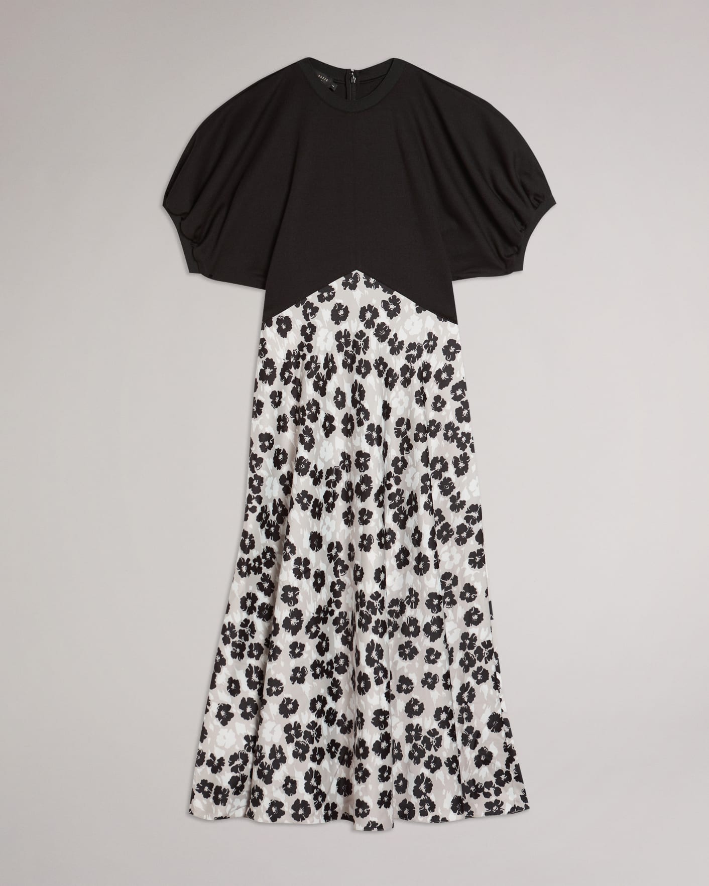 Black Ponte Top With Midi Skirt Dress Ted Baker