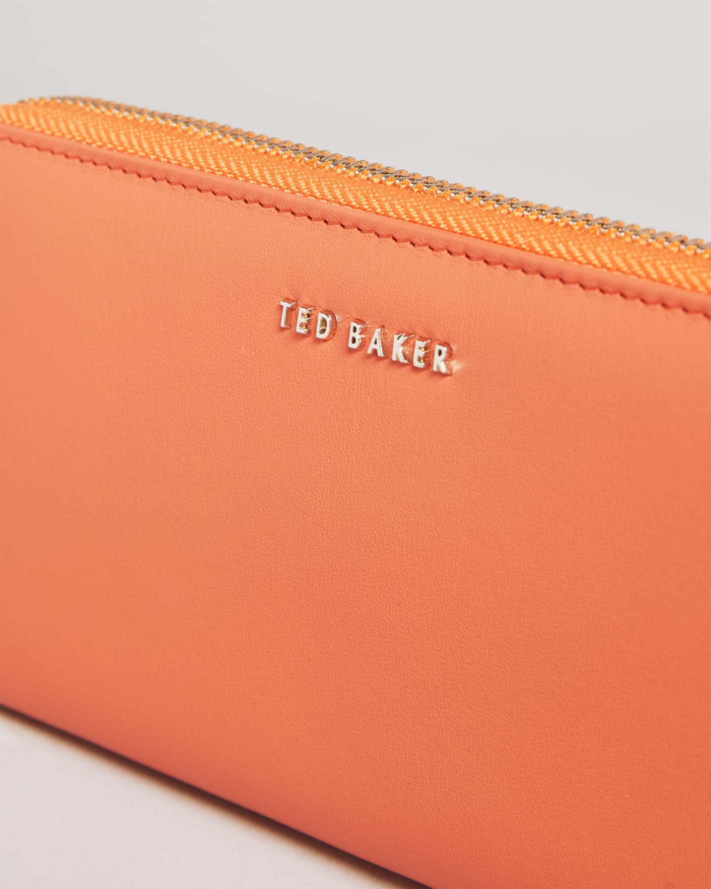 Coral Large Zip Around Purse Ted Baker