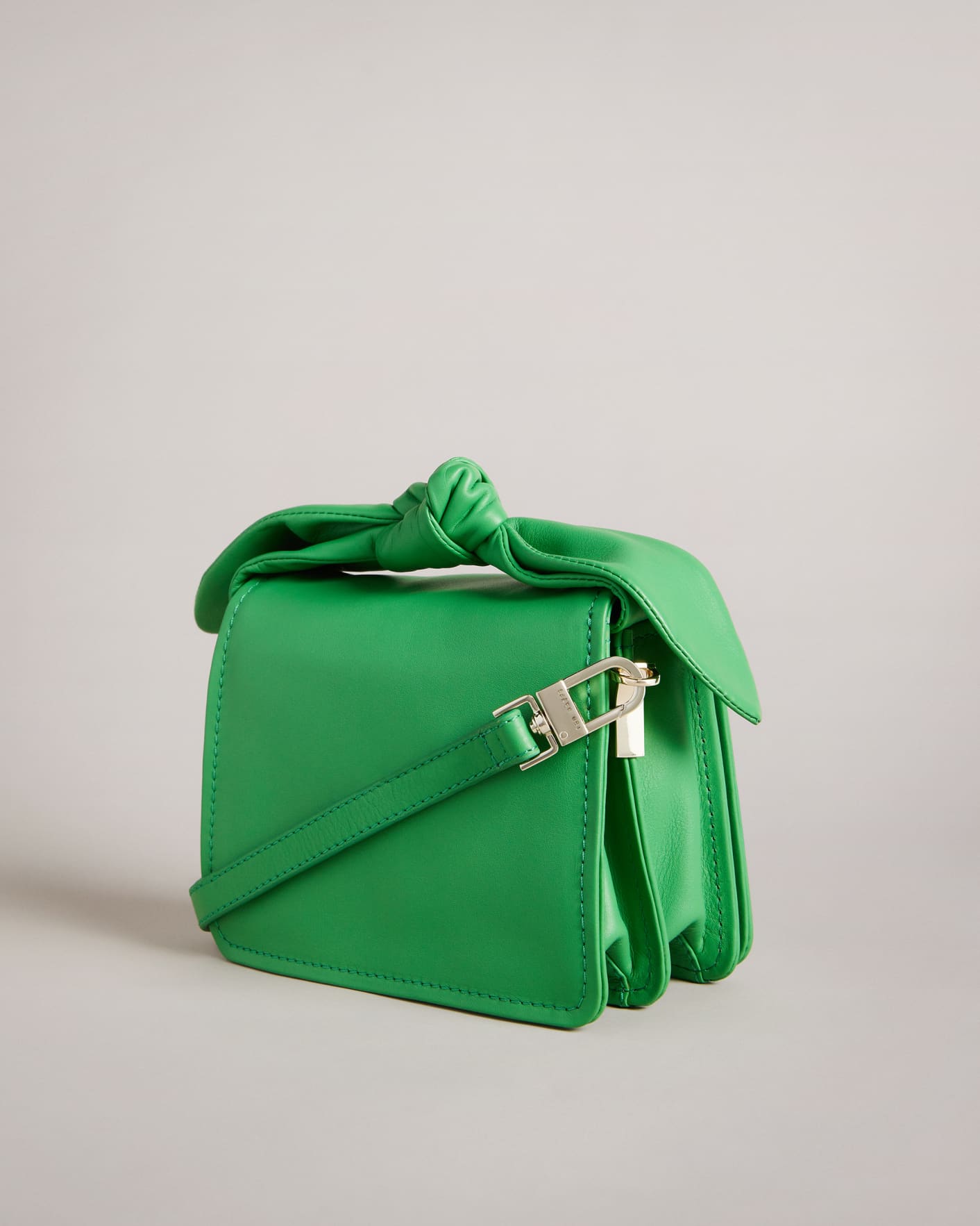 Green Soft Knot Bow Mini Cross Body Bag Ted Baker