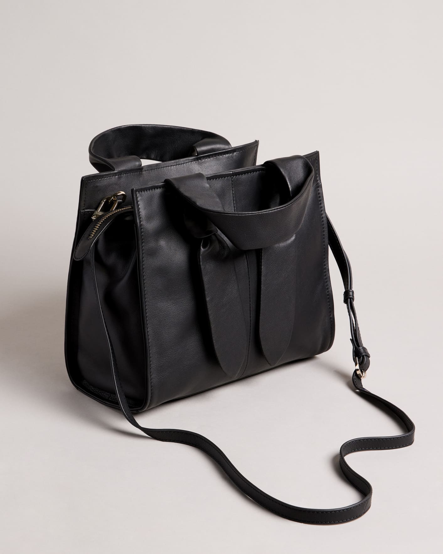 Black Soft Knot Bow Tote Ted Baker