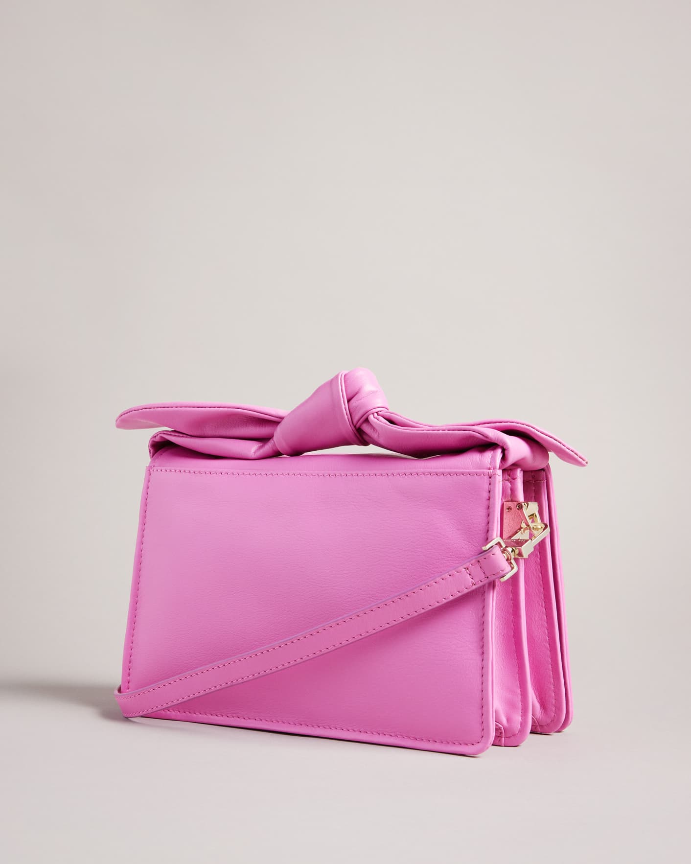 Pink Soft Knot Bow Shoulder Bag Ted Baker