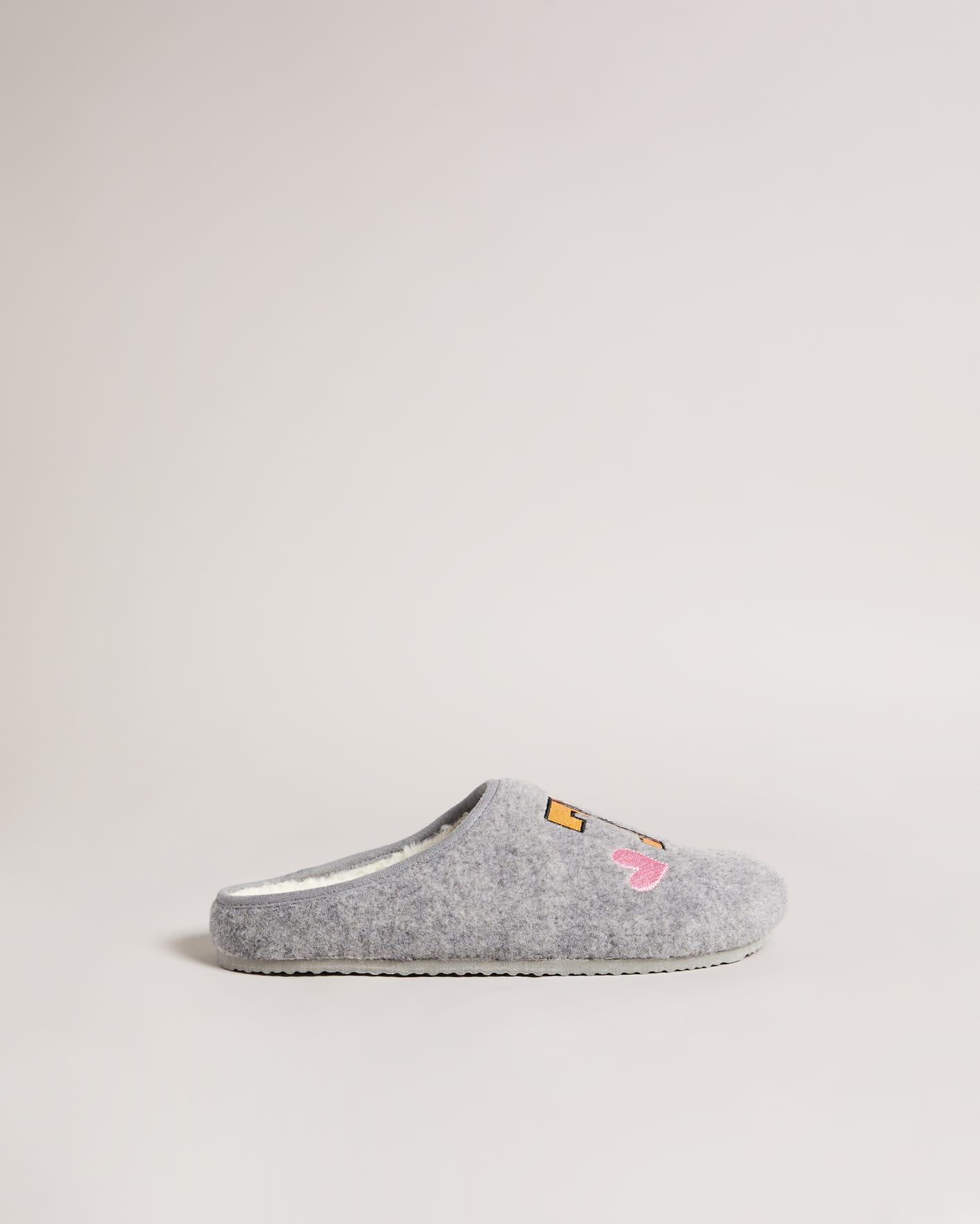 Grey Branded mule slipper Ted Baker