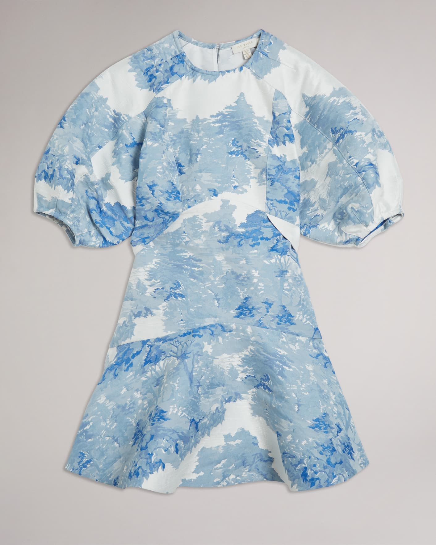 Puff Sleeve Jacquard Mini Dress | Phelina | Ted Baker UK