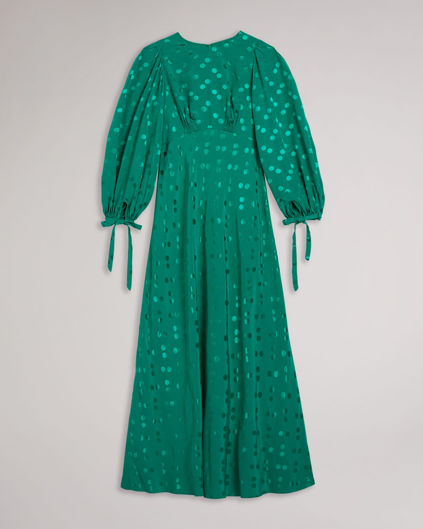 Medium Green Maxi Dress with Seam Detailing Ted Baker